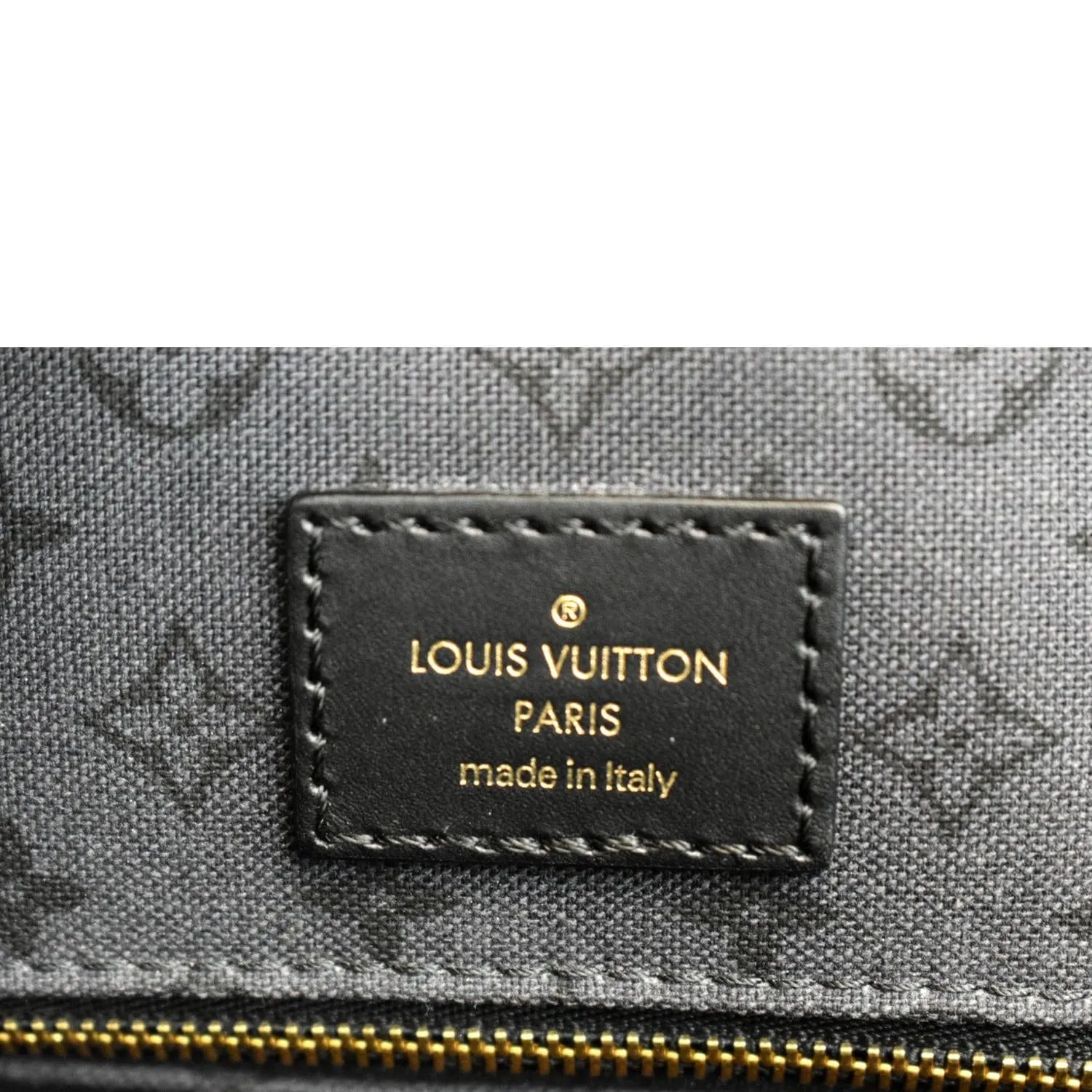 LOUIS VUITTON Onthego GM Crafty Monogram Giant Canvas Shoulder Bag Red - Hot Deals