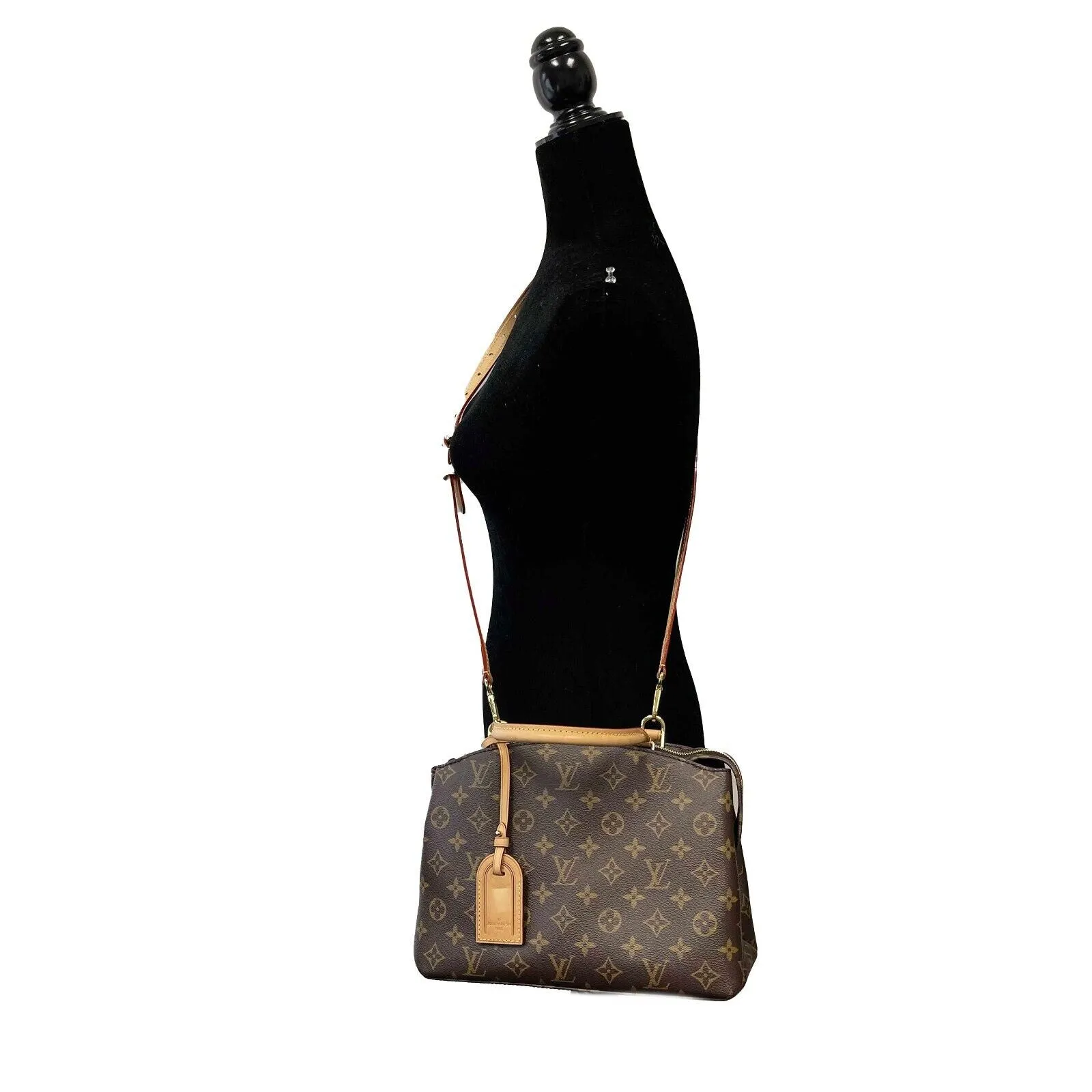 Louis Vuitton - Petit Palais - Brown Monogram Top Handle w/ Shoulder Strap