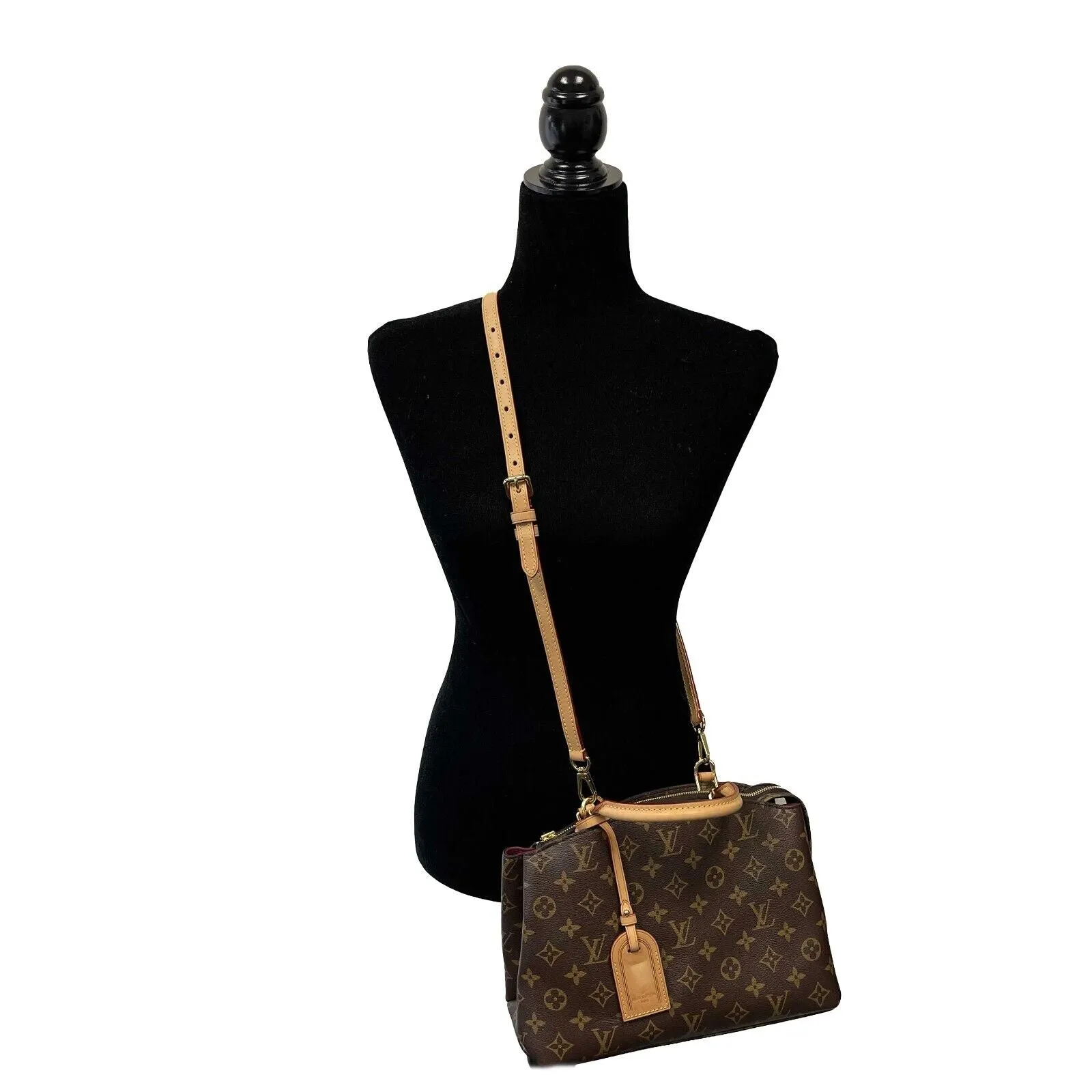 Louis Vuitton - Petit Palais - Brown Monogram Top Handle w/ Shoulder Strap