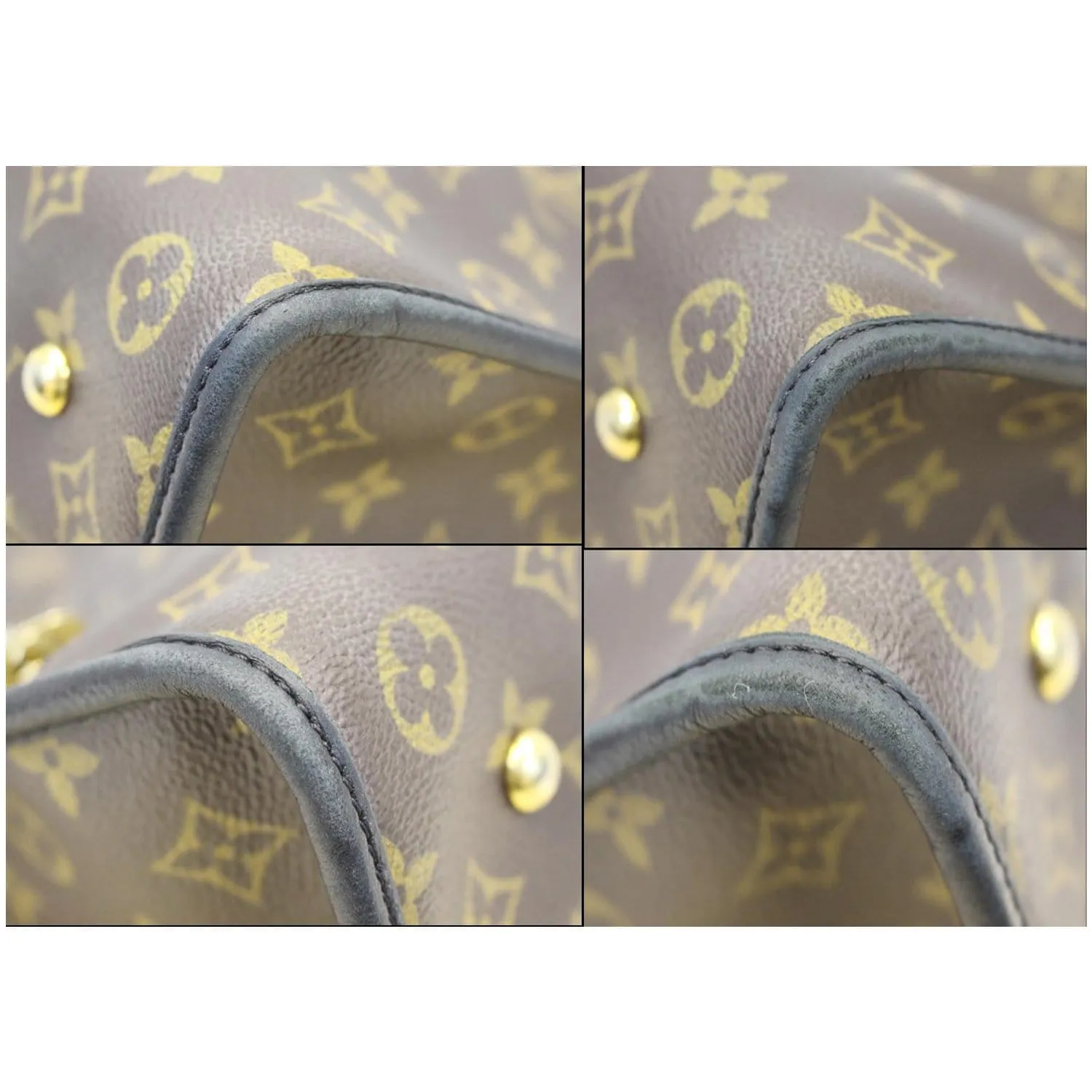 LOUIS VUITTON Popincourt MM Monogram Canvas Shoulder Bag Brown/Noir
