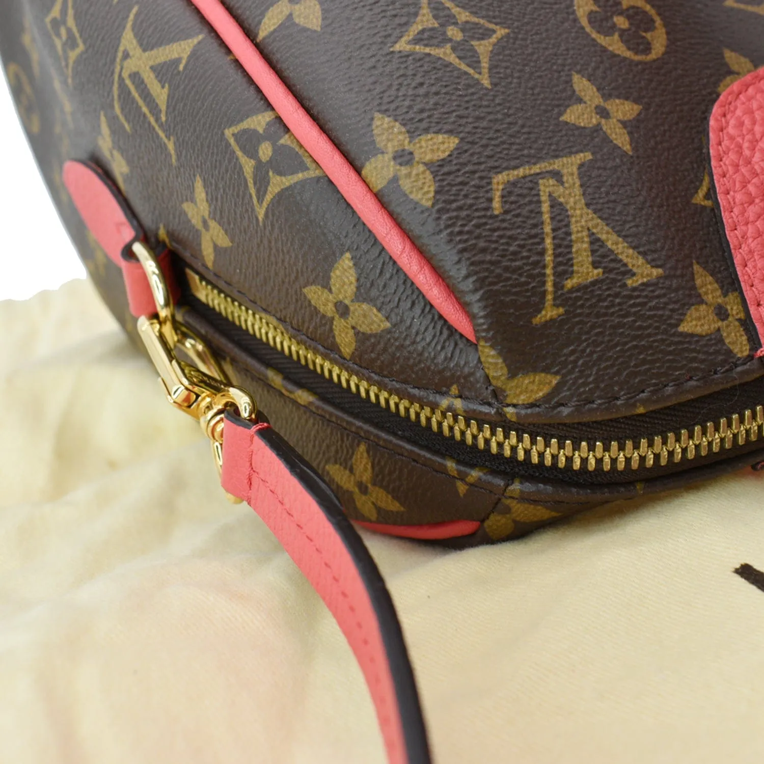 LOUIS VUITTON Retiro NM Monogram Canvas 2Way Shoulder Bag Red - 10% OFF