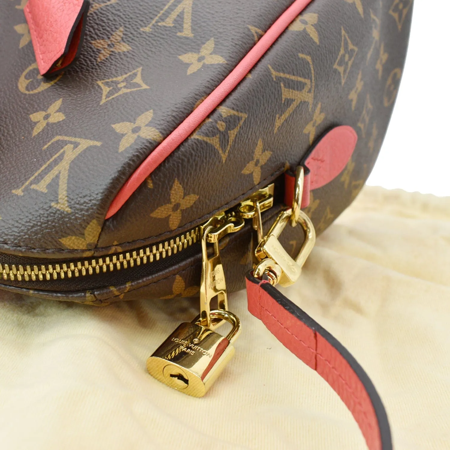 LOUIS VUITTON Retiro NM Monogram Canvas 2Way Shoulder Bag Red - 10% OFF