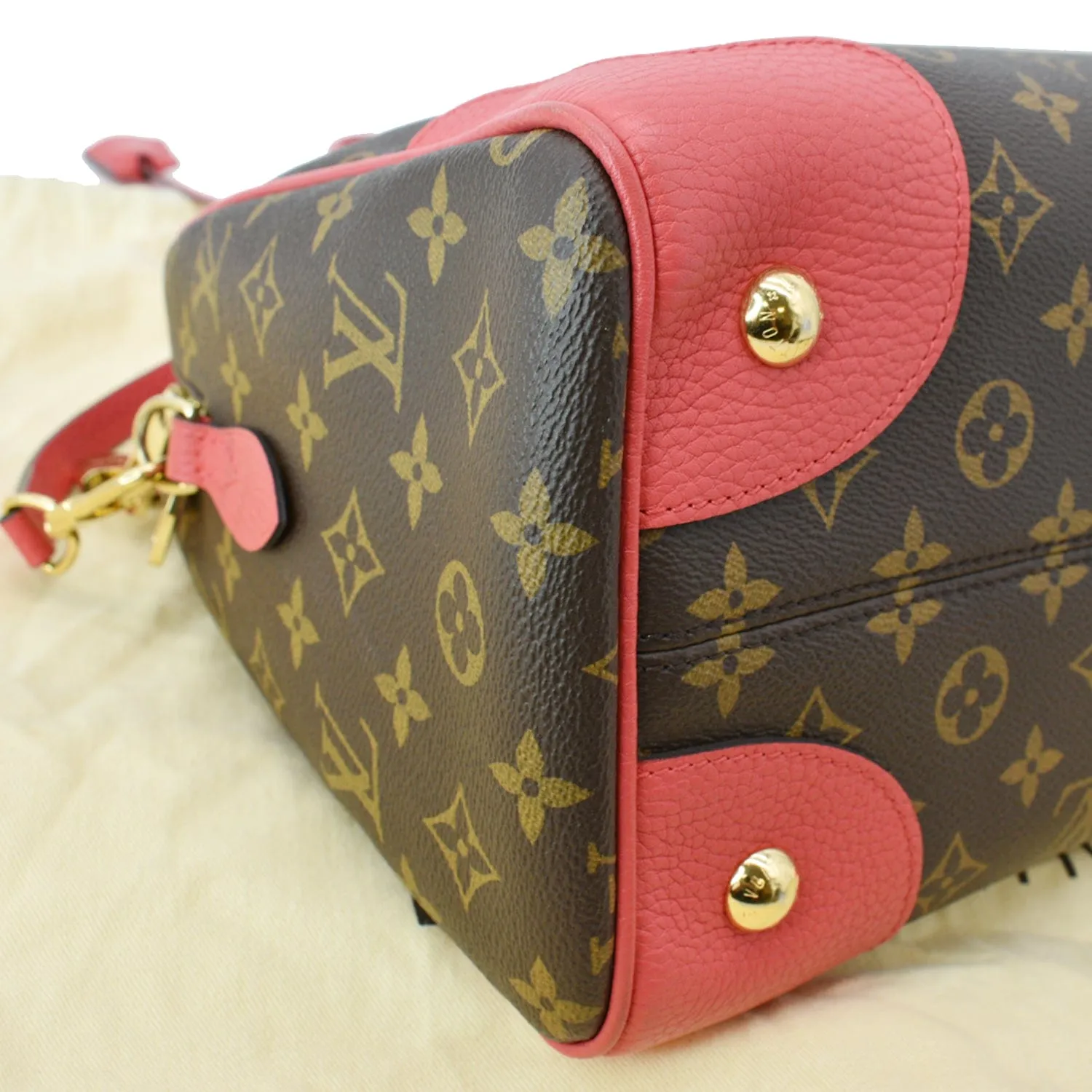 LOUIS VUITTON Retiro NM Monogram Canvas 2Way Shoulder Bag Red - 10% OFF