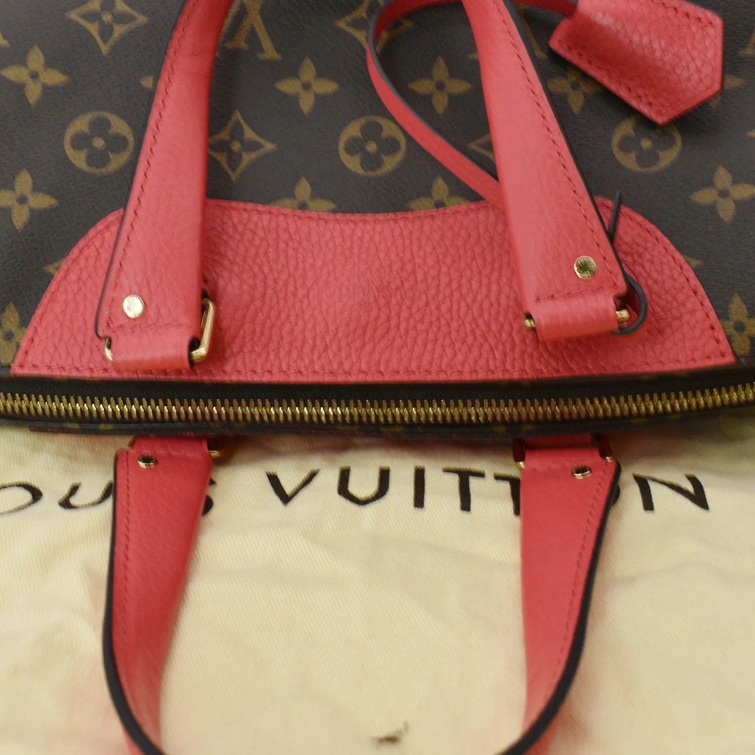 LOUIS VUITTON Retiro NM Monogram Canvas 2Way Shoulder Bag Red - 10% OFF