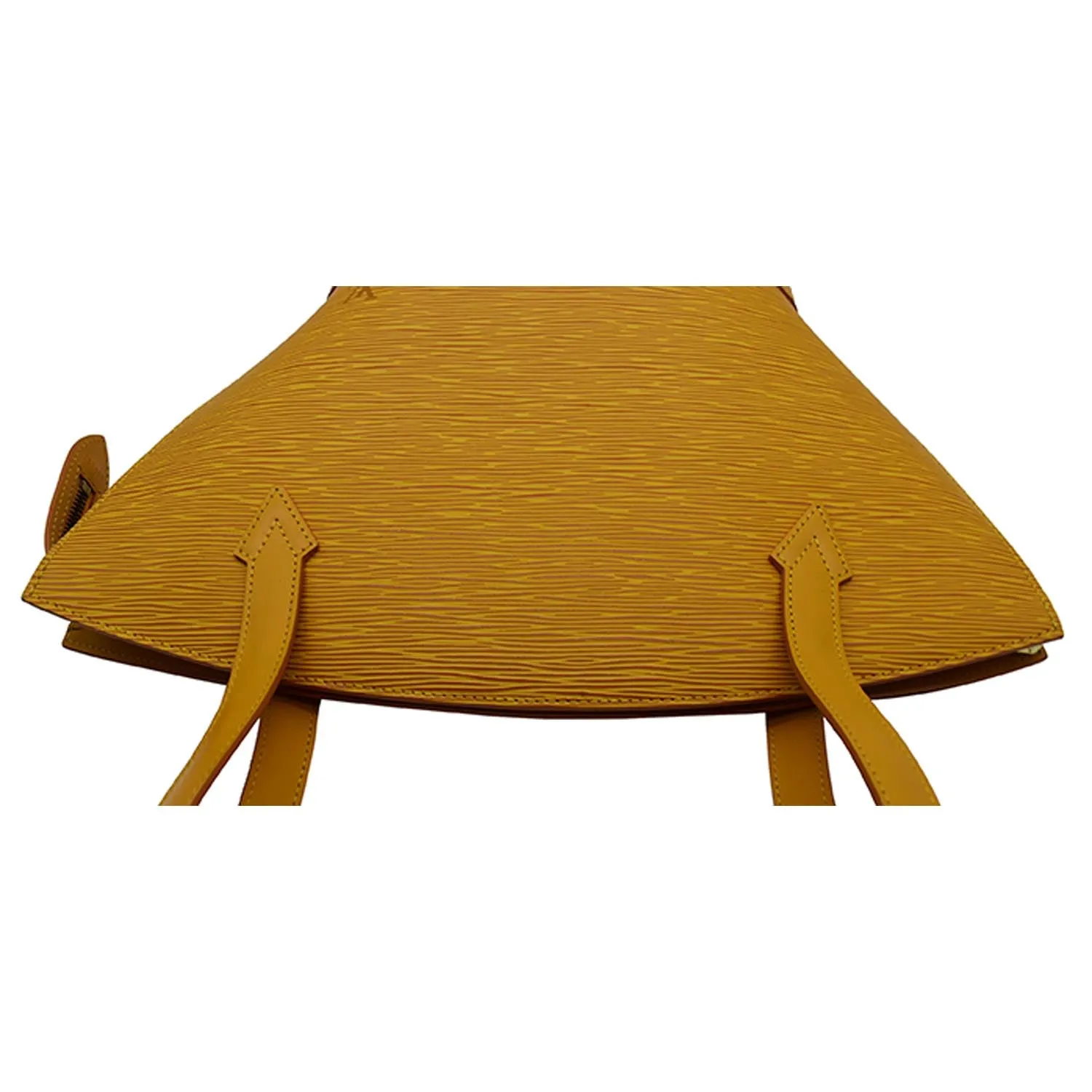 LOUIS VUITTON Saint Jacques Epi Leather Shoulder Bag Yellow