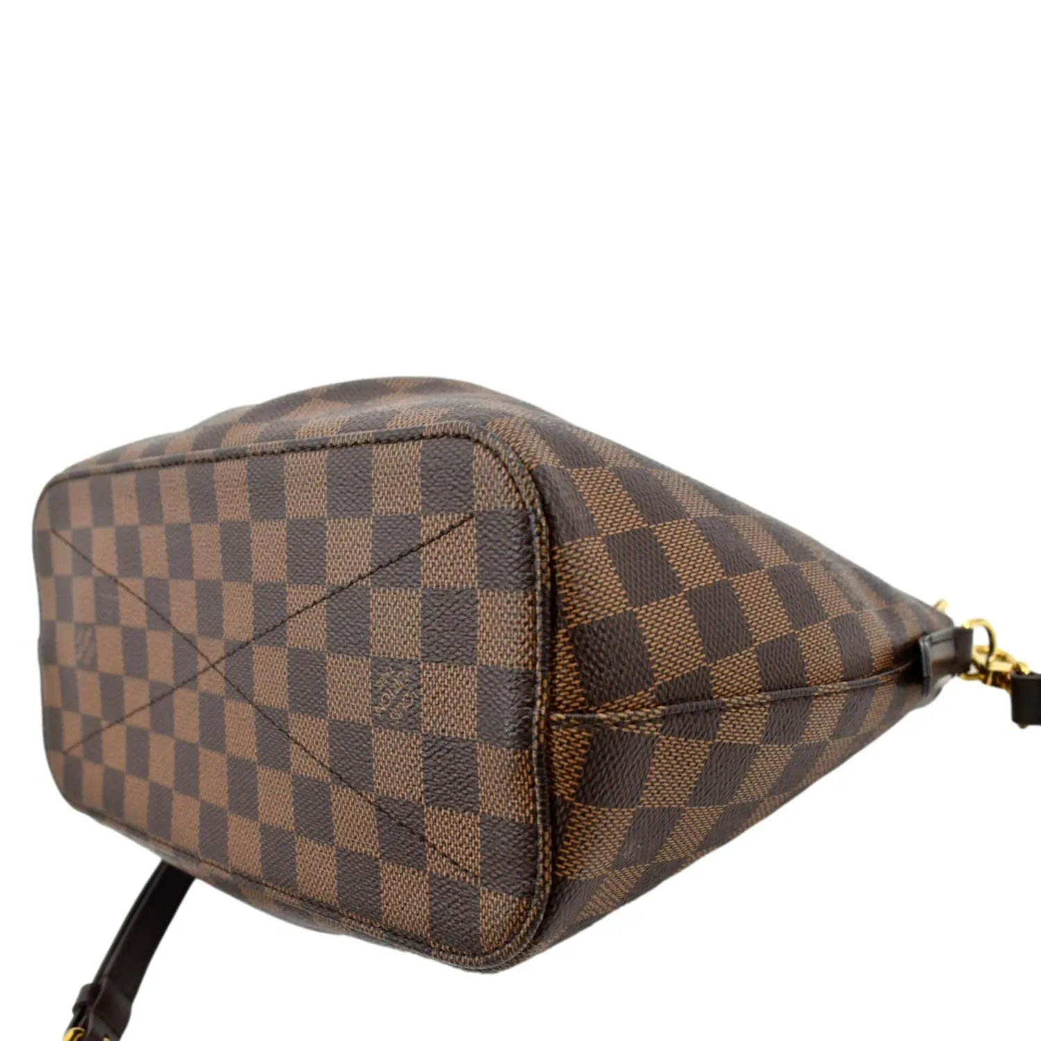 LOUIS VUITTON Siena PM Damier Ebene Shoulder Bag Brown