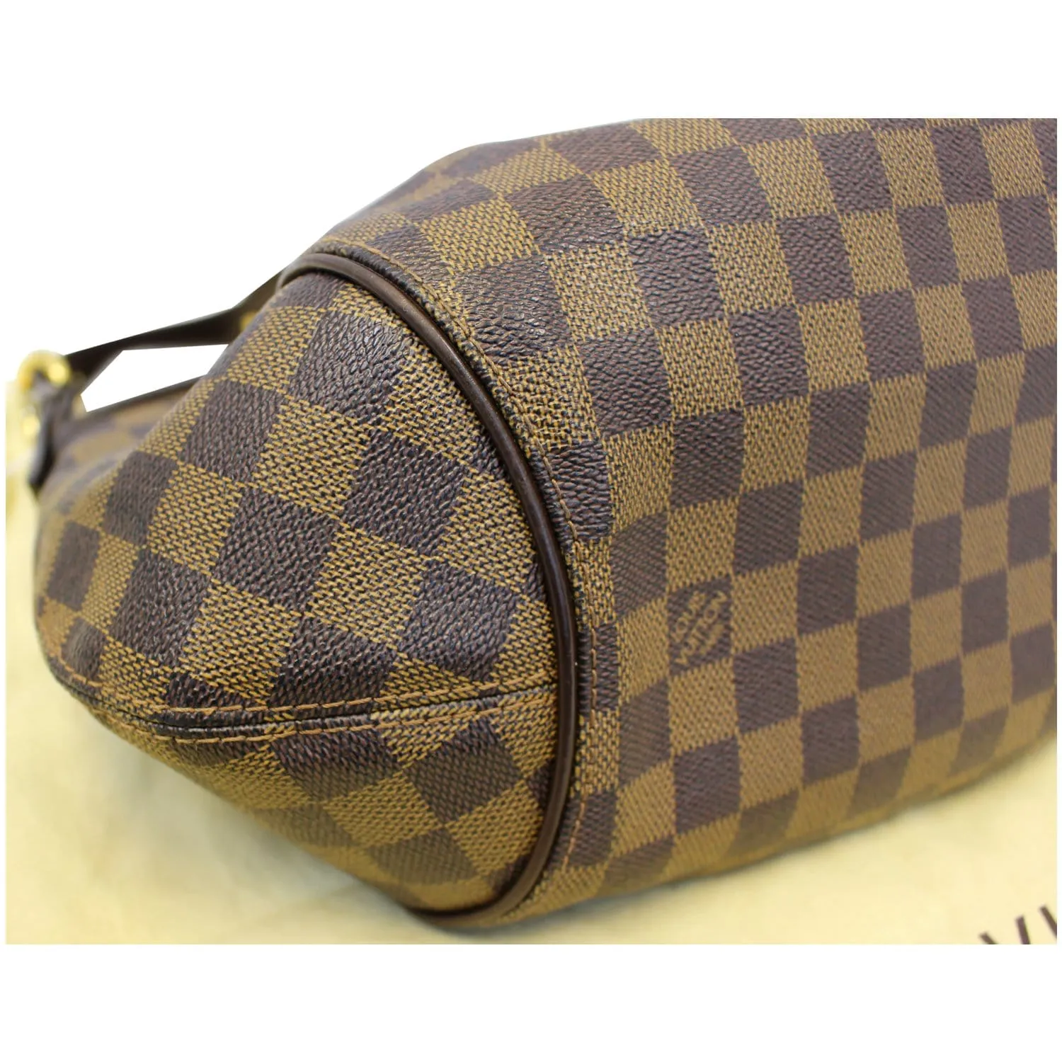LOUIS VUITTON Sistina MM Damier Ebene Shoulder Bag