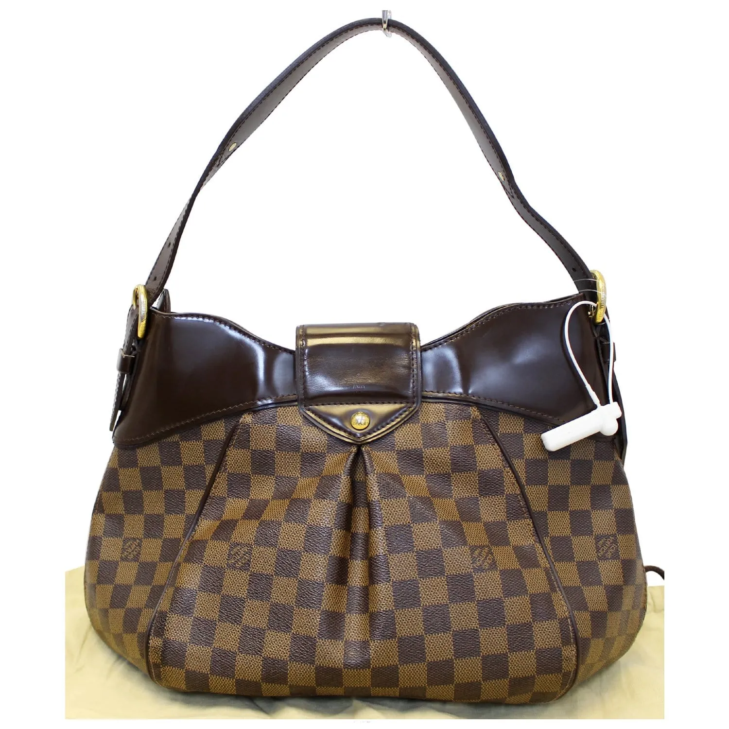 LOUIS VUITTON Sistina MM Damier Ebene Shoulder Bag