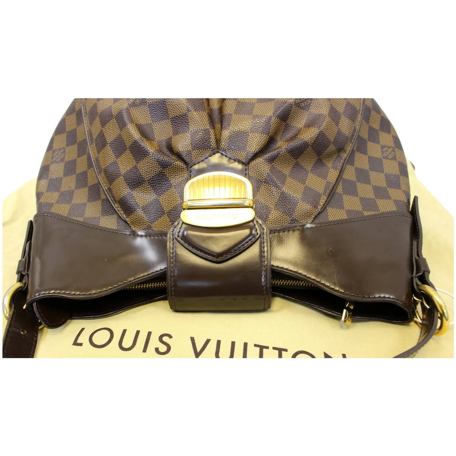 LOUIS VUITTON Sistina MM Damier Ebene Shoulder Bag