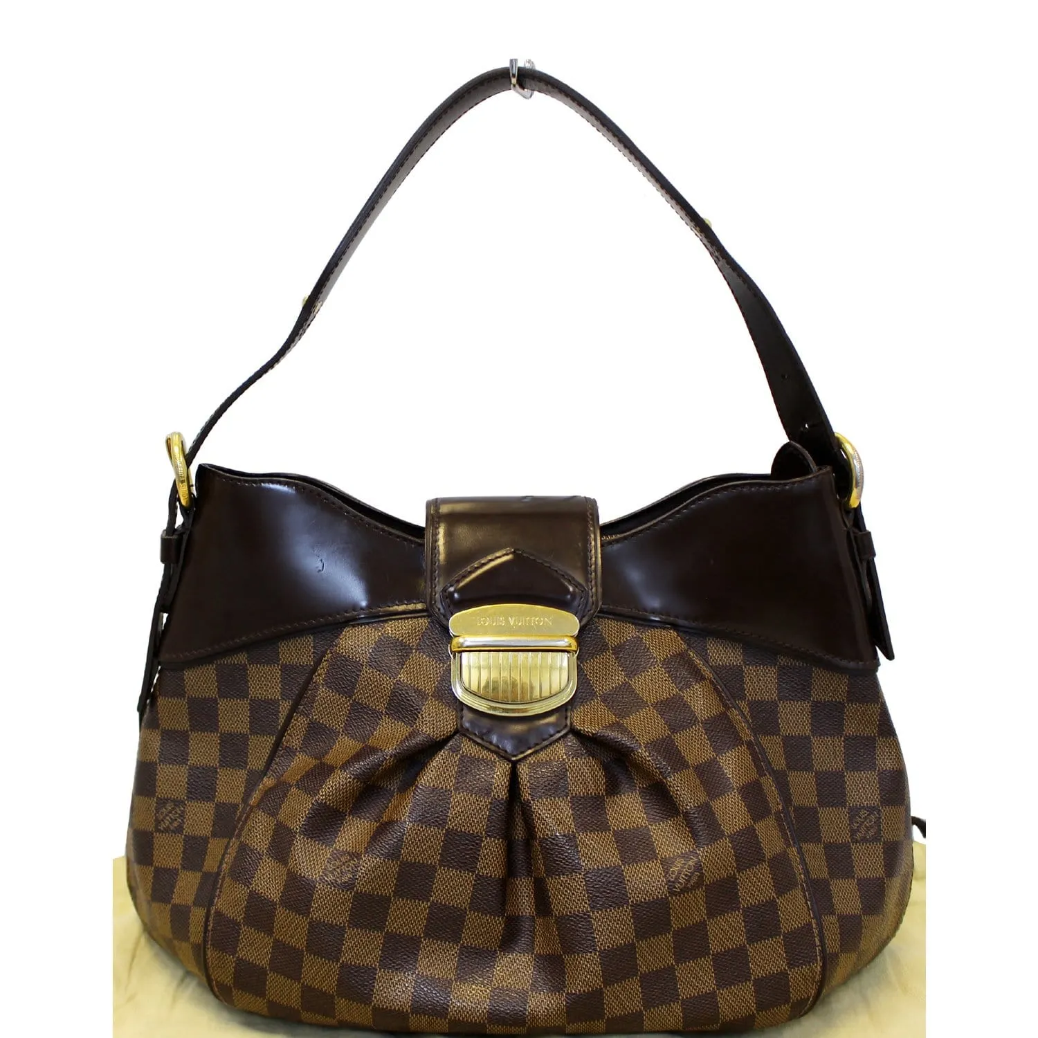 LOUIS VUITTON Sistina MM Damier Ebene Shoulder Bag