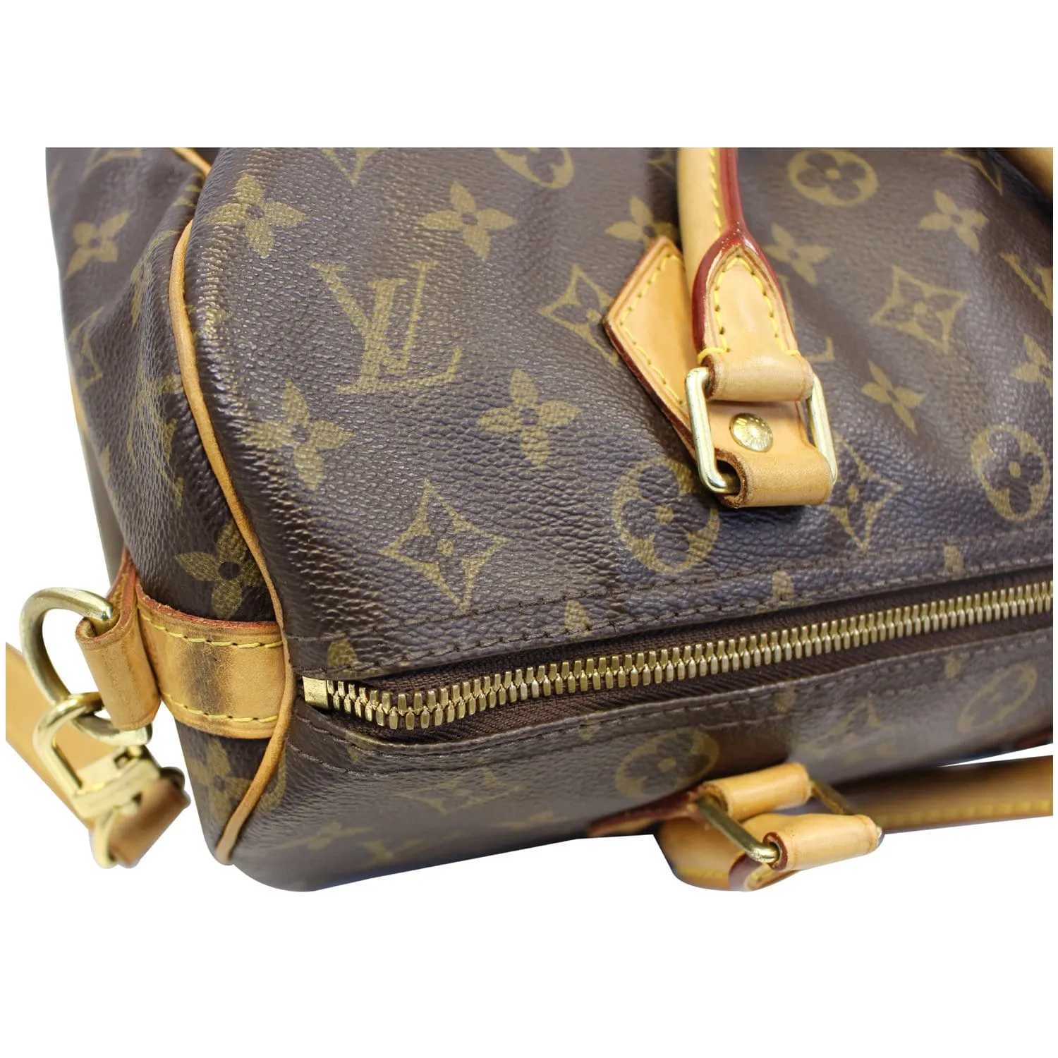 LOUIS VUITTON Speedy 30 Bandouliere Monogram Canvas Shoulder Bag
