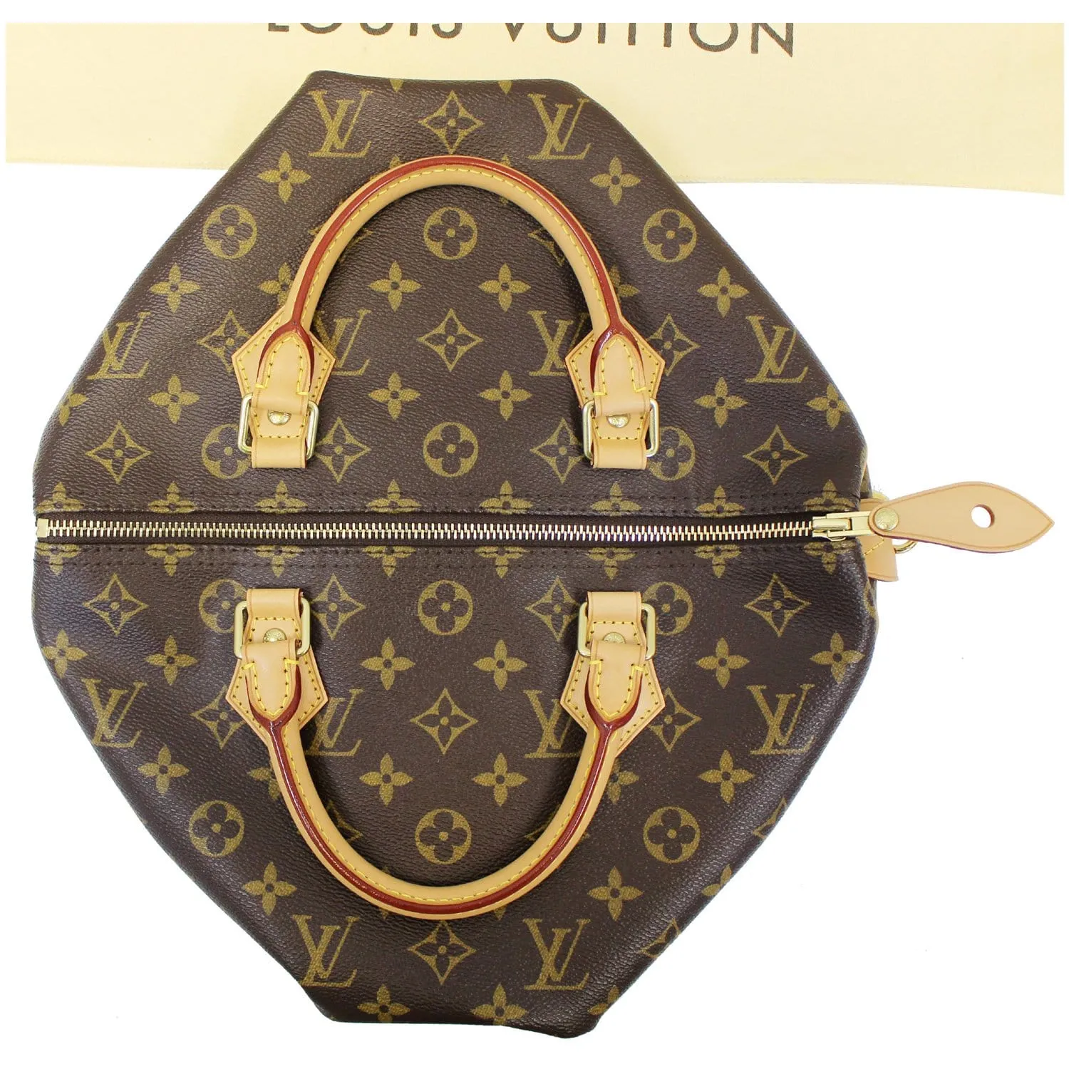 LOUIS VUITTON Speedy 30 Monogram Canvas Satchel Bag