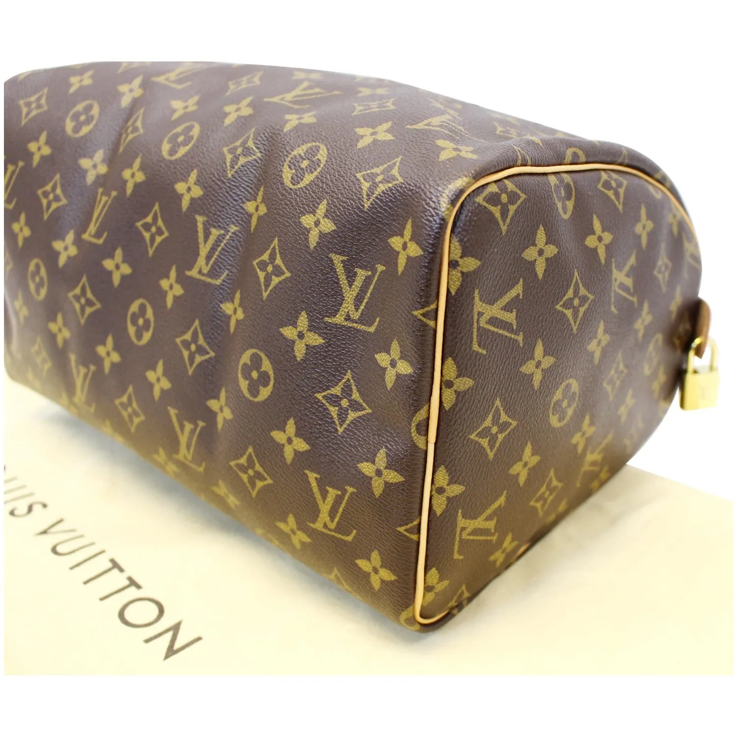 LOUIS VUITTON Speedy 30 Monogram Canvas Satchel Bag
