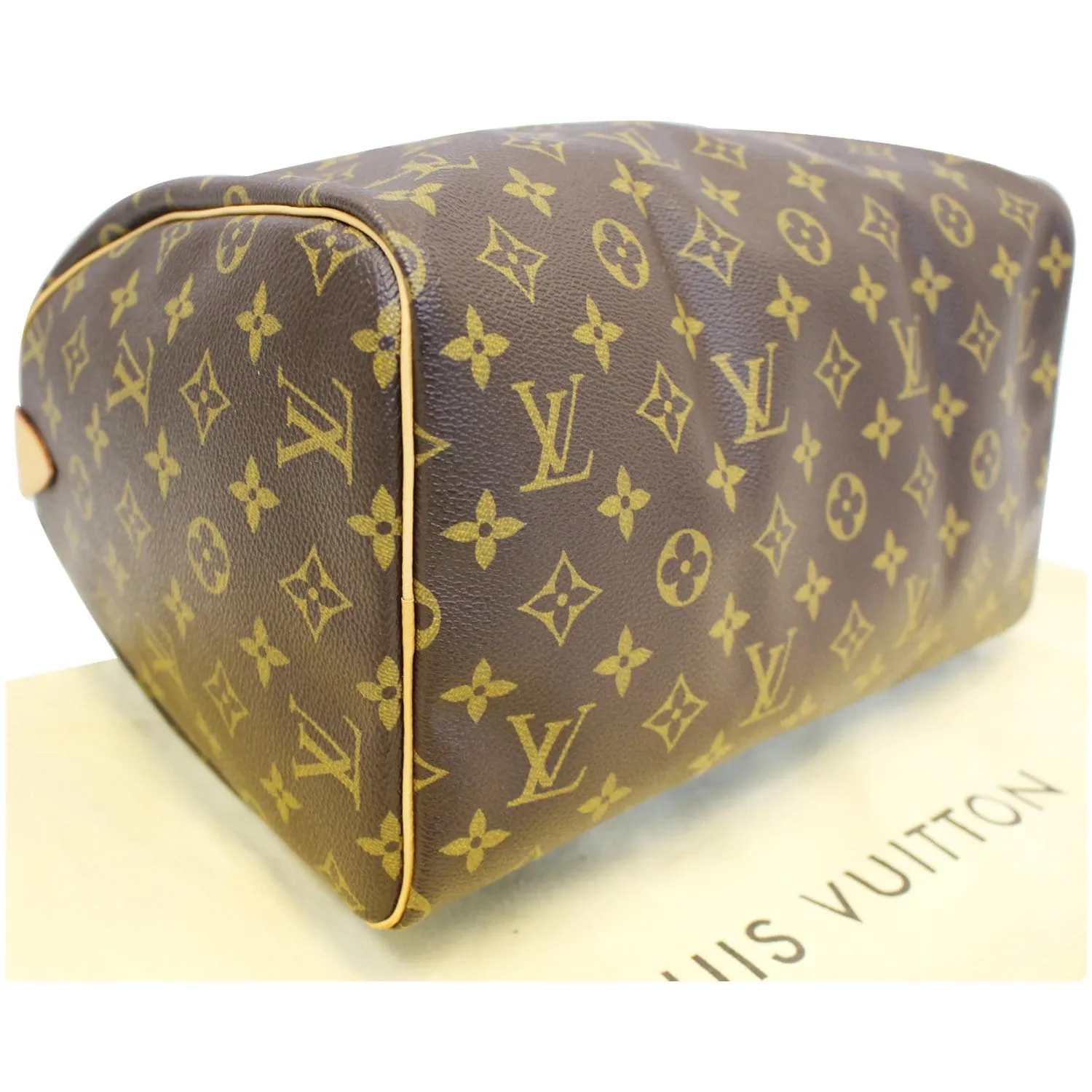 LOUIS VUITTON Speedy 30 Monogram Canvas Satchel Bag