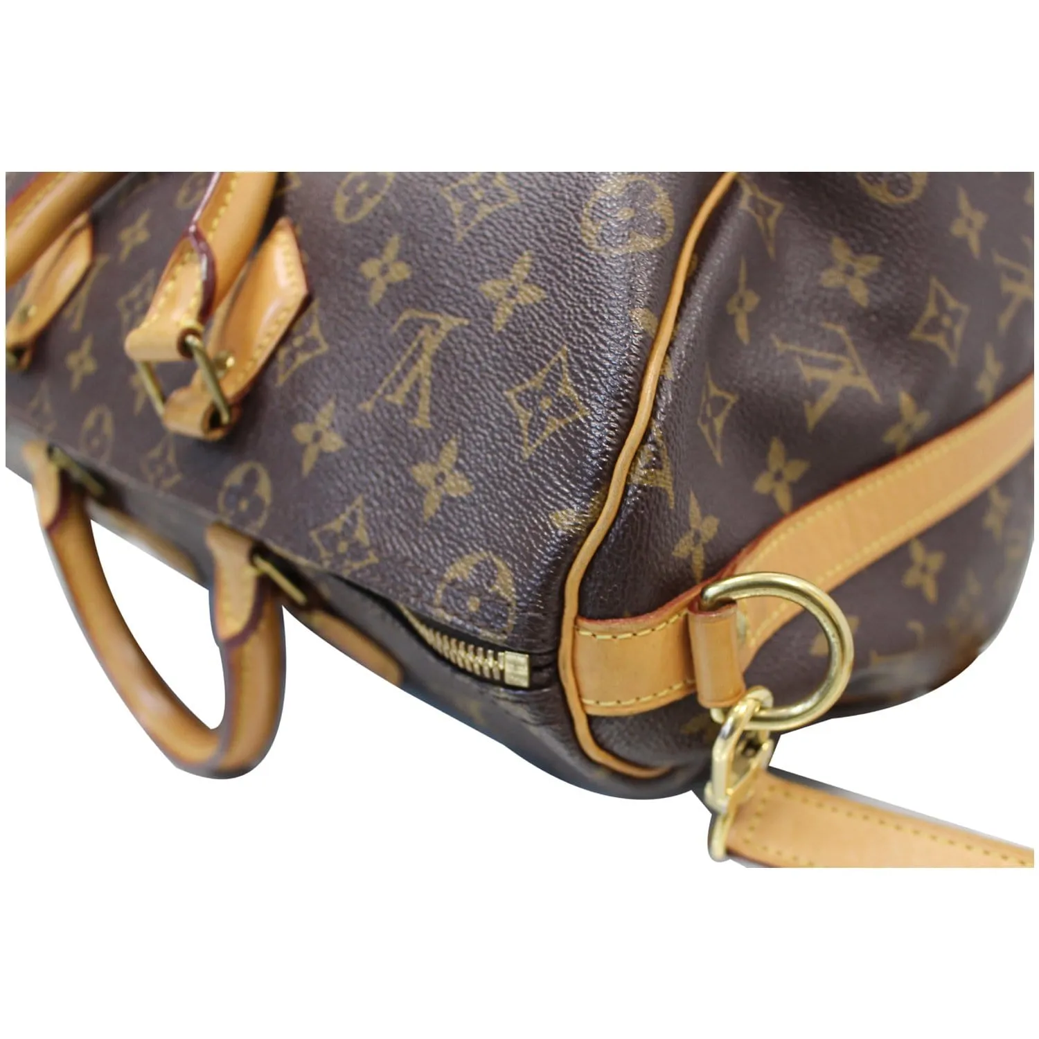 LOUIS VUITTON Speedy 35 Bandouliere Monogram Canvas Shoulder Bag Brown - 20% OFF
