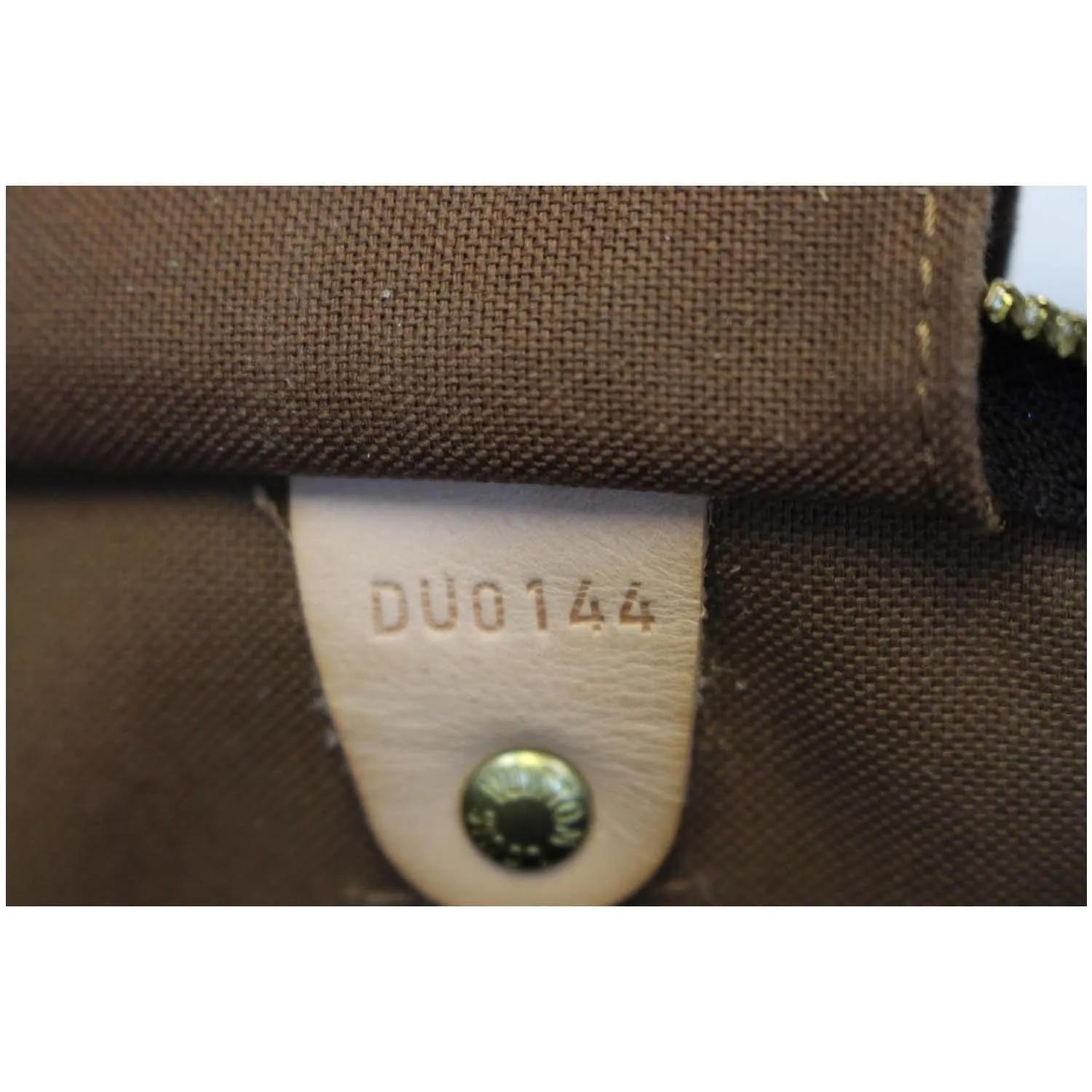LOUIS VUITTON Speedy 35 Bandouliere Monogram Canvas Shoulder Bag Brown