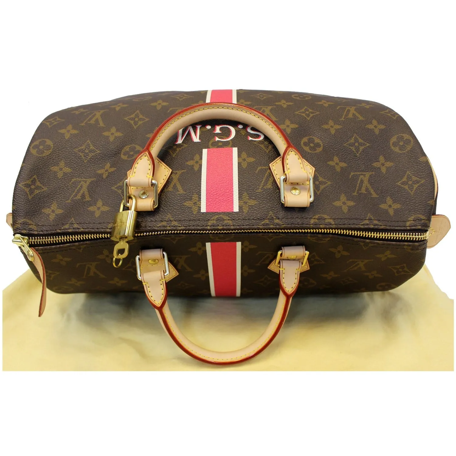 Louis Vuitton Speedy 35 Mon Monogram Canvas Satchel Bag Brown - 25% OFF