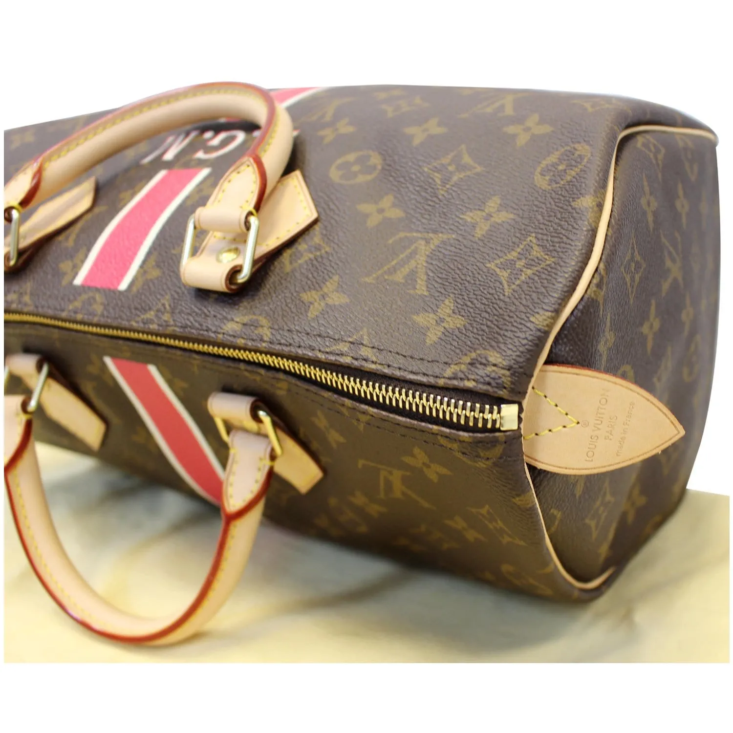 Louis Vuitton Speedy 35 Mon Monogram Canvas Satchel Bag Brown - 25% OFF