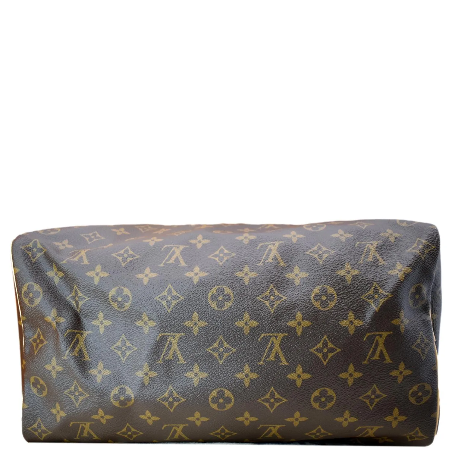 LOUIS VUITTON Speedy 35 NM Monogram Canvas Satchel Bag Brown