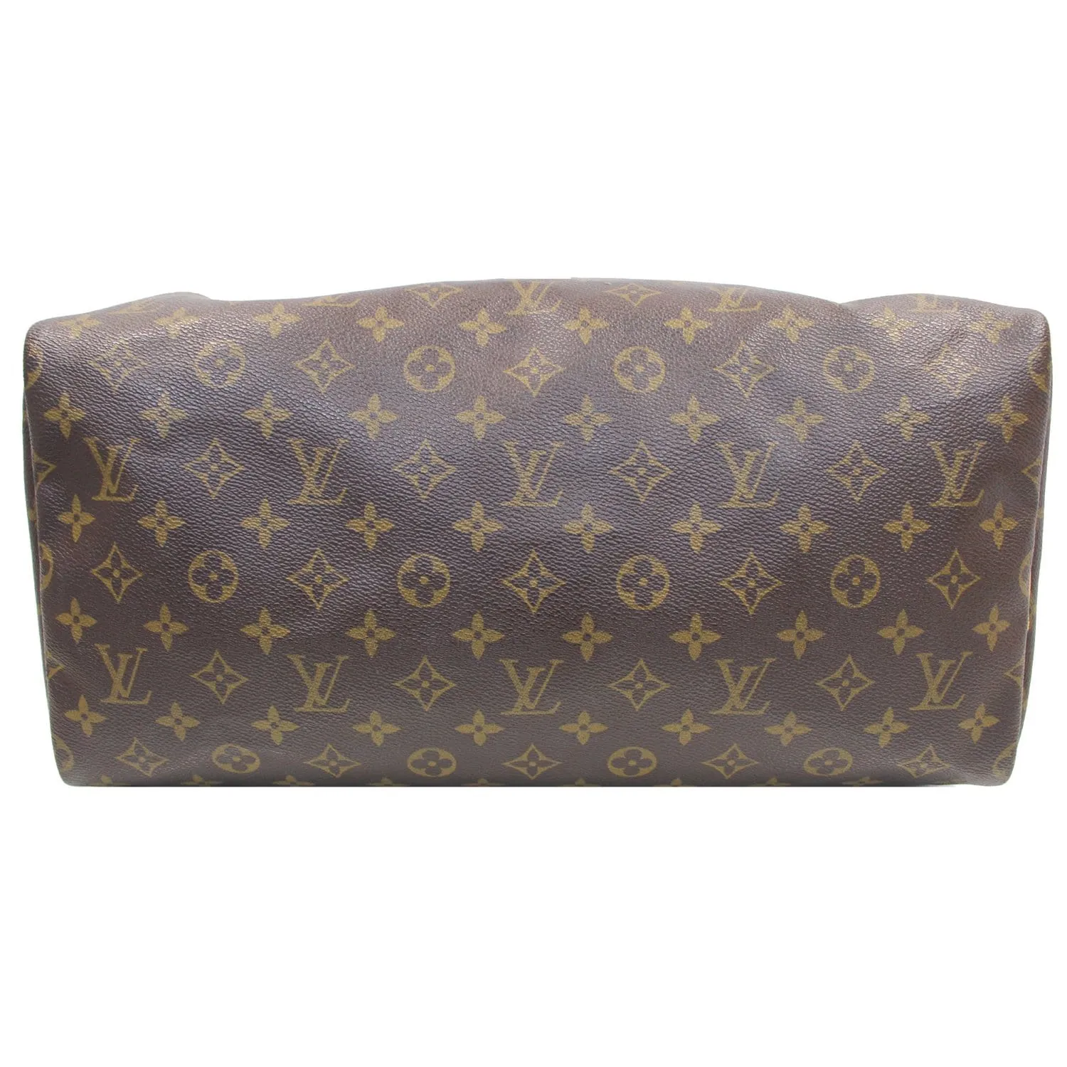 LOUIS VUITTON Speedy 40 Monogram Canvas Satchel Bag Brown
