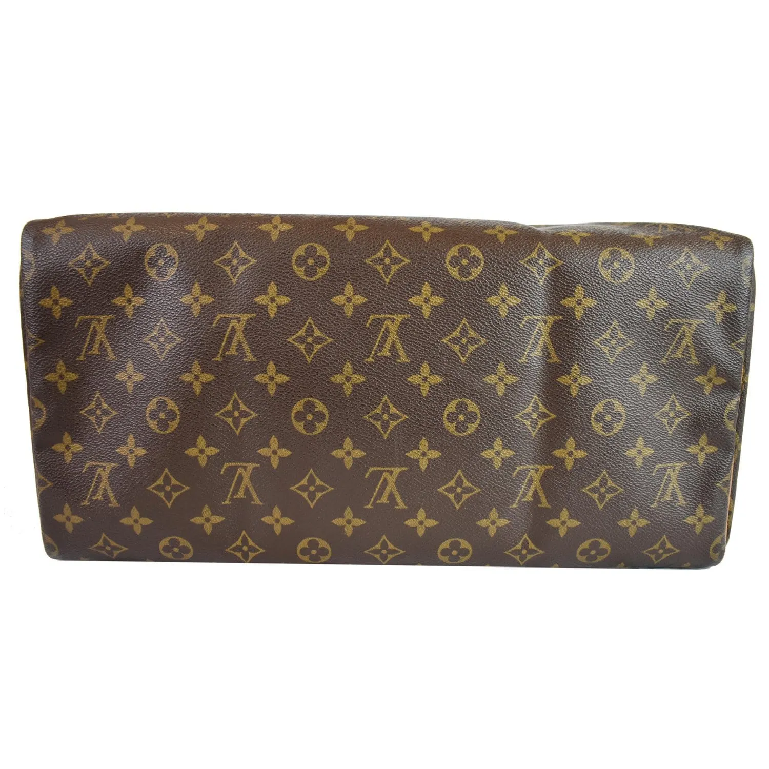 LOUIS VUITTON Speedy 40 Monogram Canvas Satchel Bag Brown