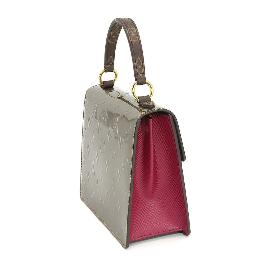 LOUIS VUITTON Spring Street PM Vernis Epi Hand Bag