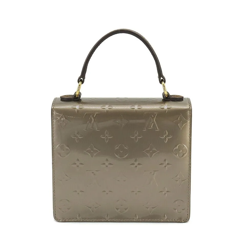 LOUIS VUITTON Spring Street PM Vernis Epi Hand Bag