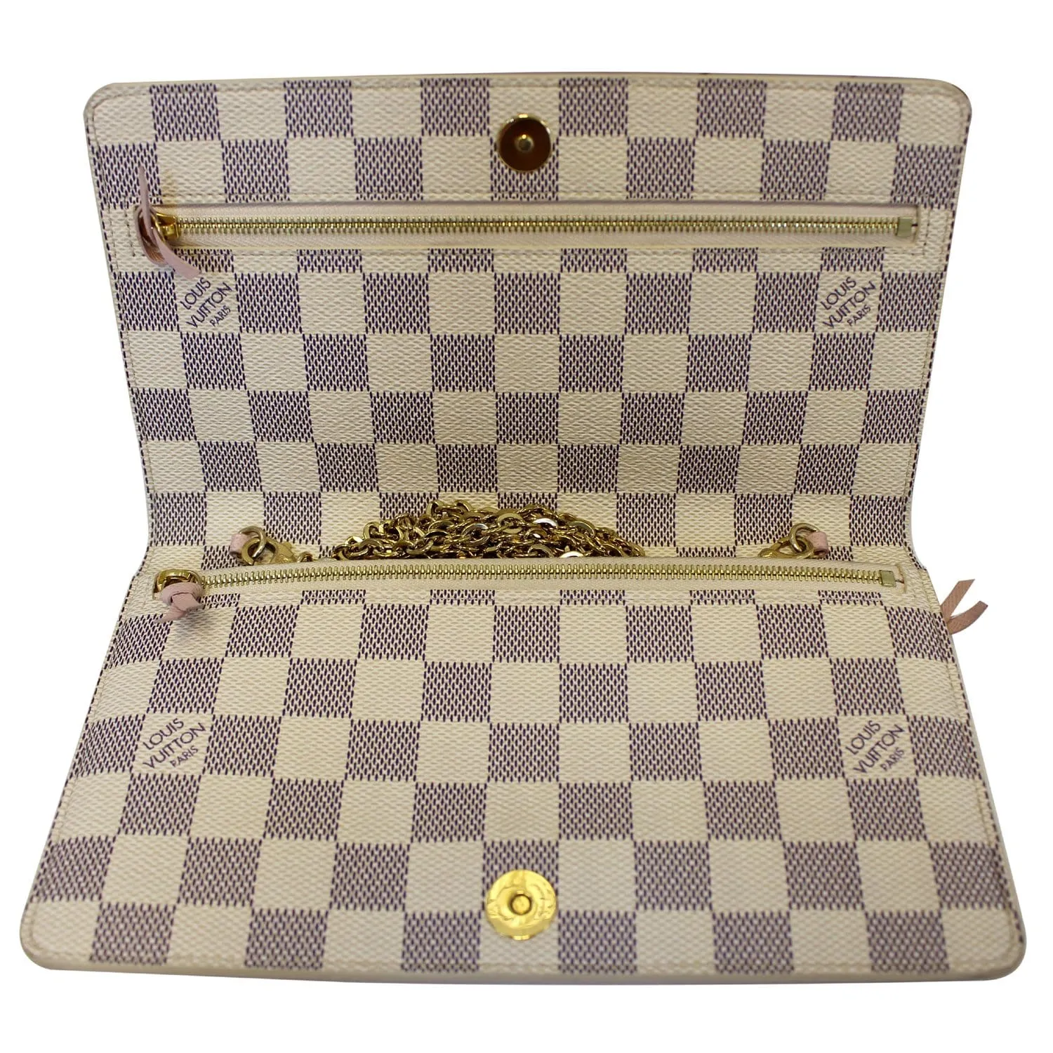 LOUIS VUITTON Summer Trunks Pochette Damier Azur Shoulder Bag White - 20% OFF