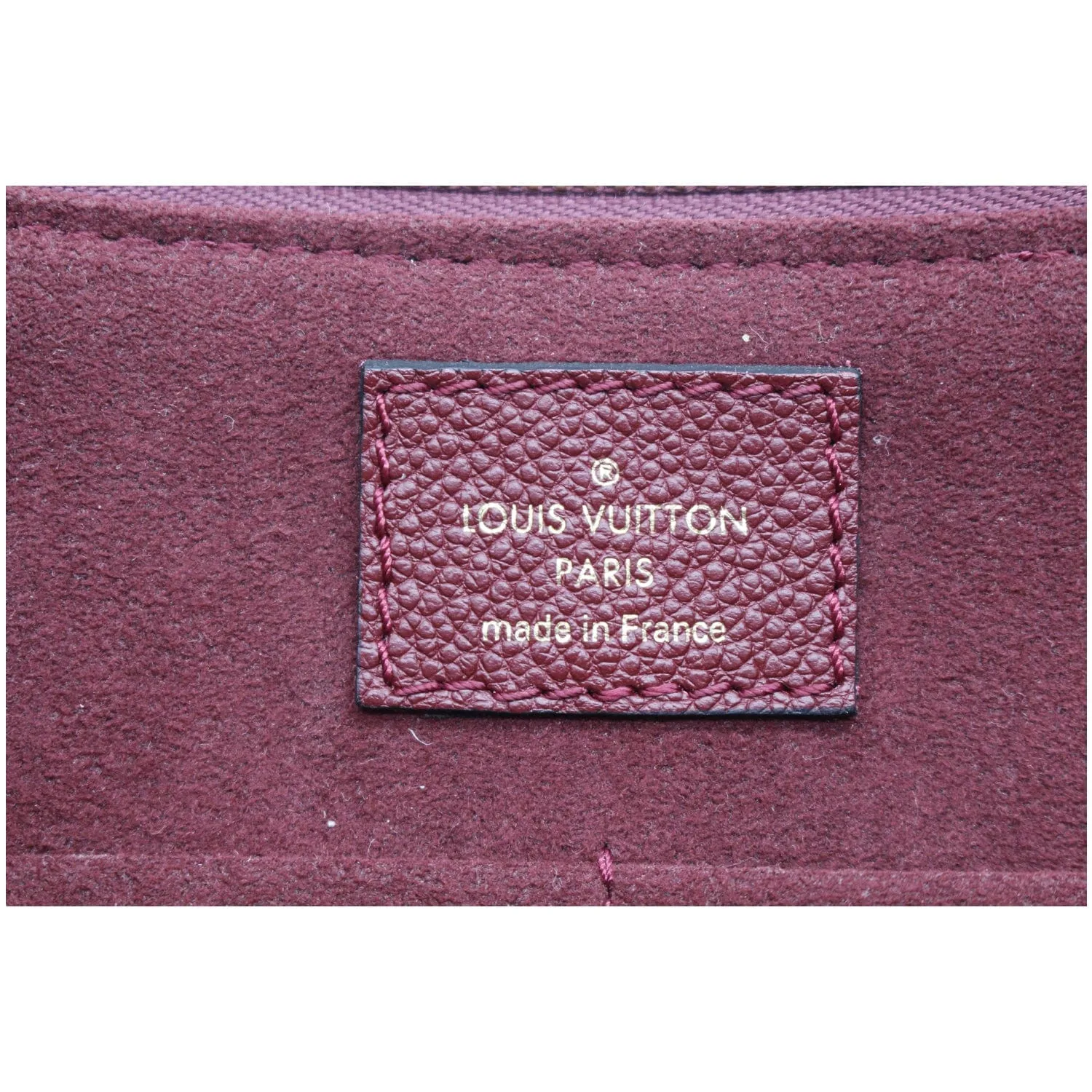 LOUIS VUITTON Surene MM Monogram Canvas Shoulder Bag Bordeaux