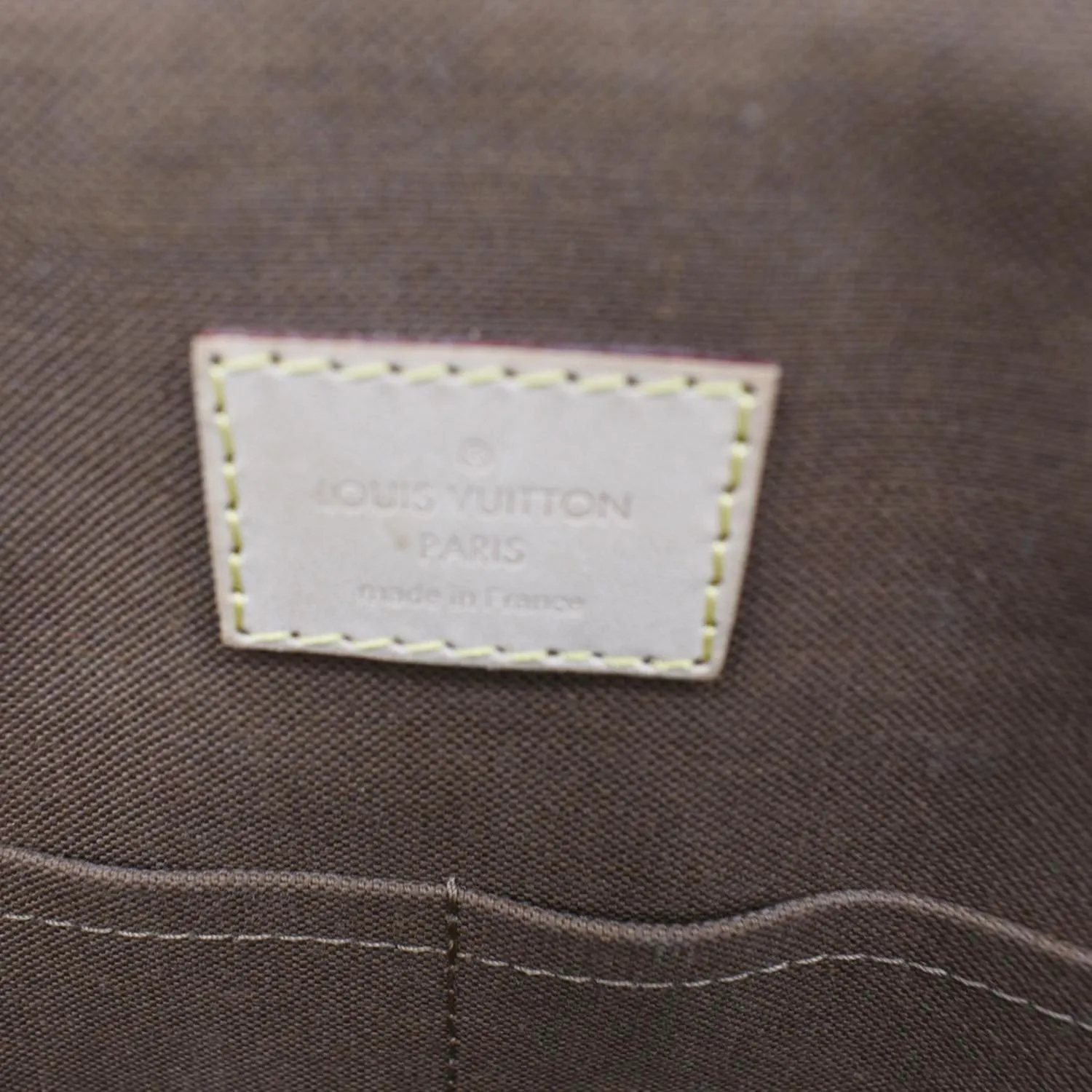 LOUIS VUITTON Tivoli GM Monogram Canvas Satchel Bag Brown