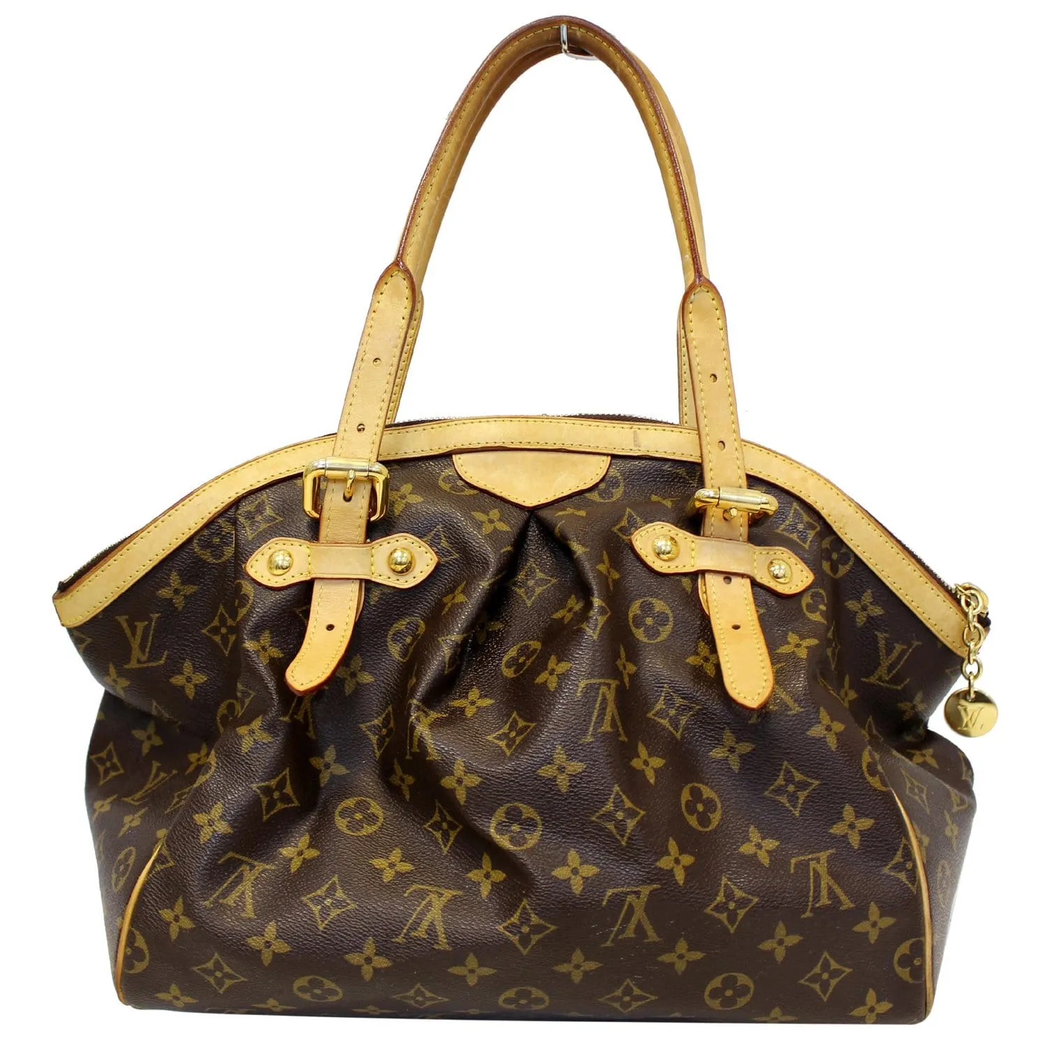 Louis Vuitton Tivoli GM Monogram Canvas Shoulder Bag Brown