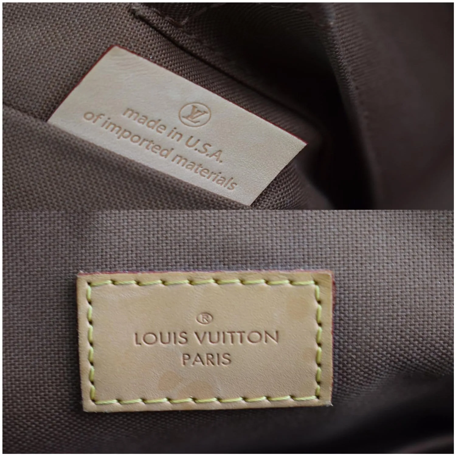 LOUIS VUITTON Tivoli GM Monogram Canvas Shoulder Bag Brown