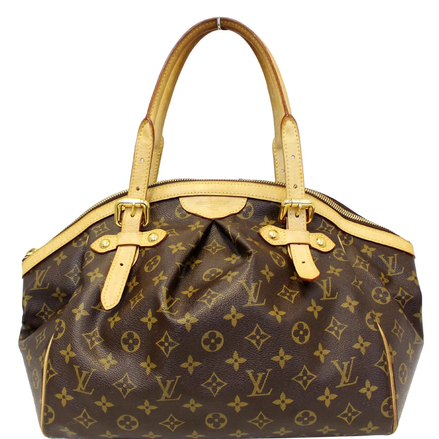 Louis Vuitton Tivoli GM Monogram Canvas Shoulder Bag Brown