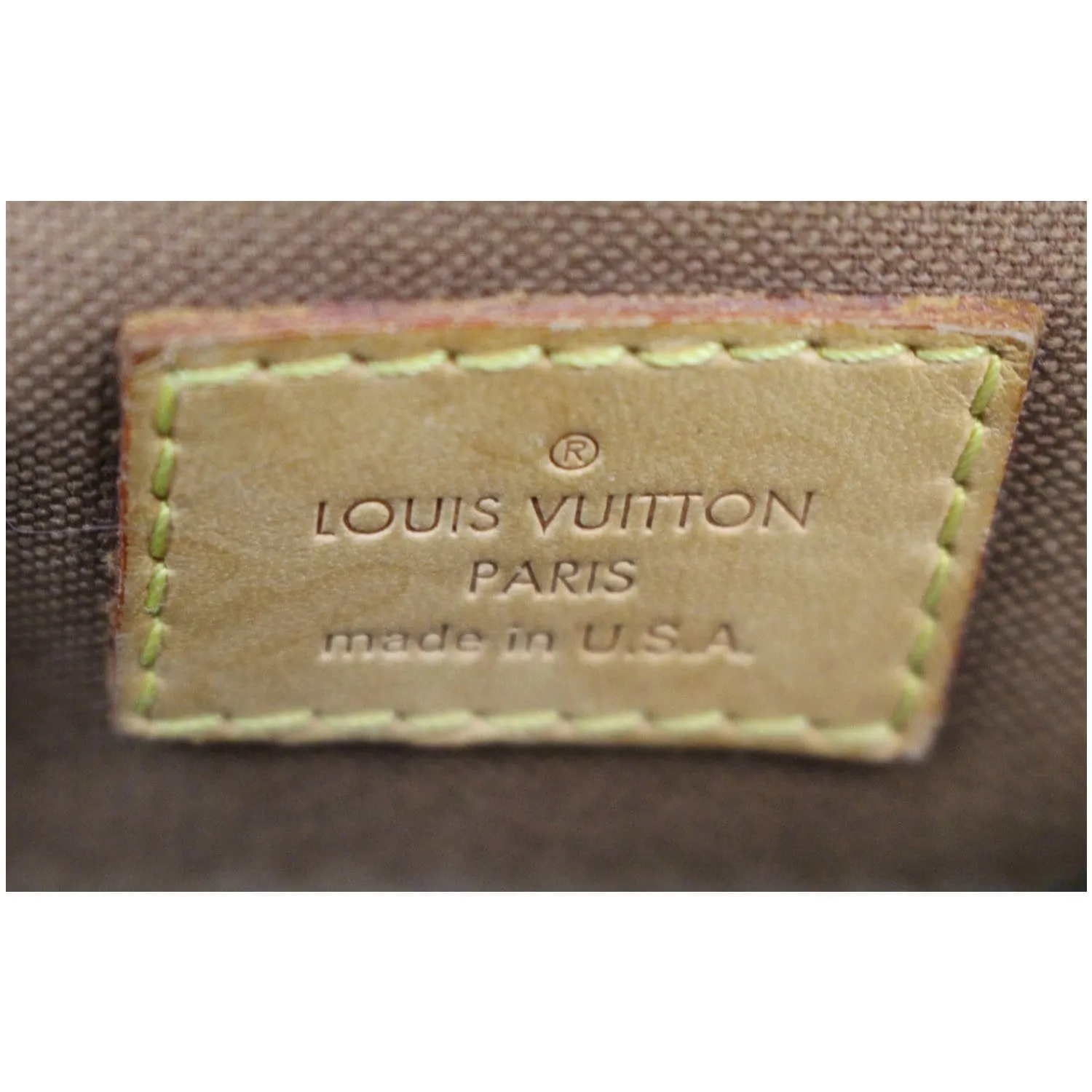 Louis Vuitton Tivoli GM Monogram Canvas Shoulder Bag Brown