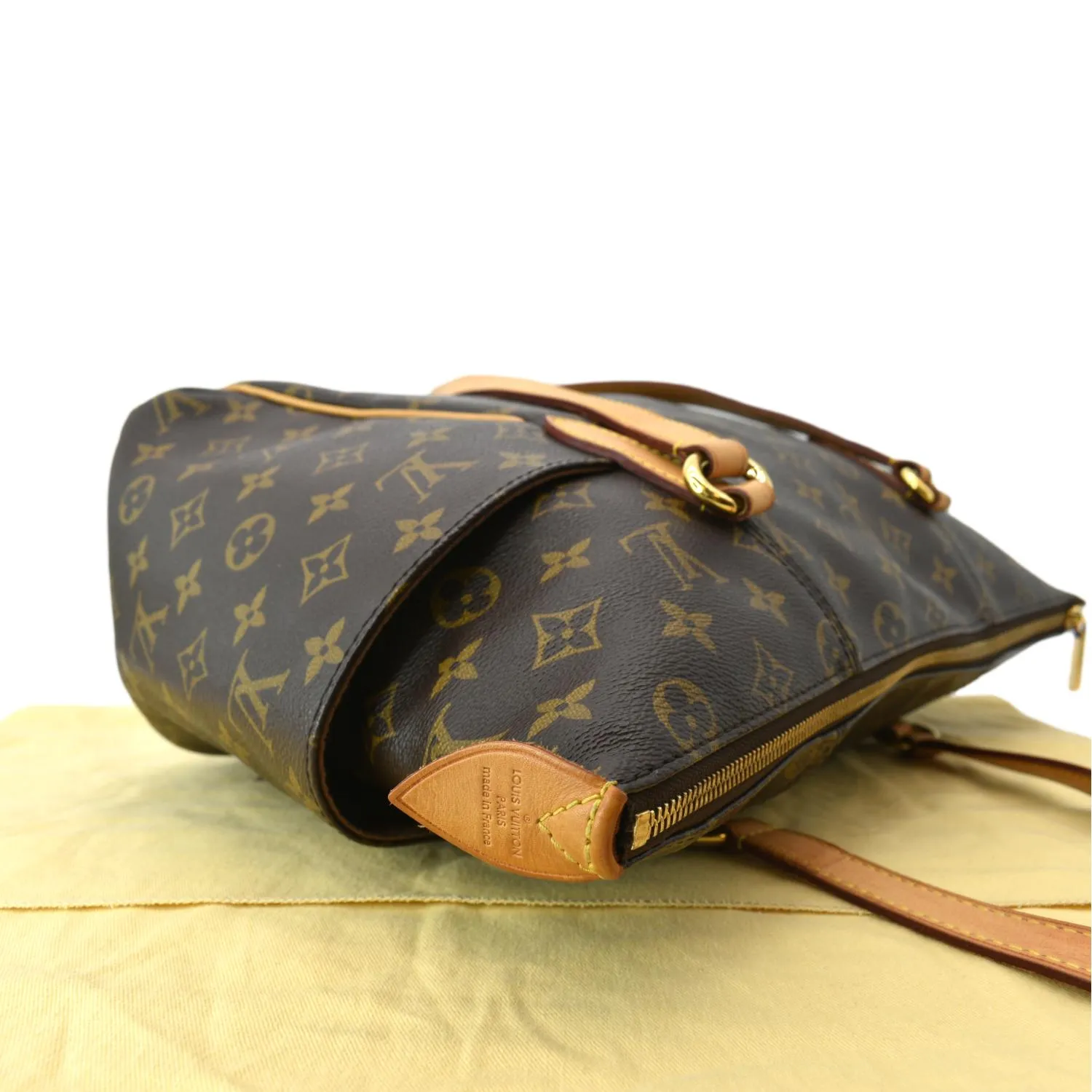 LOUIS VUITTON Totally MM Monogram Canvas Shoulder Bag Brown