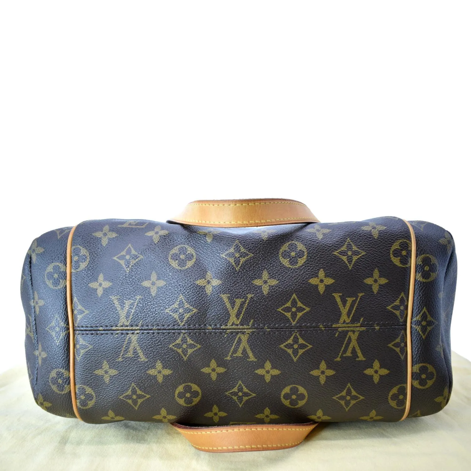 LOUIS VUITTON Totally MM Monogram Canvas Shoulder Bag Brown