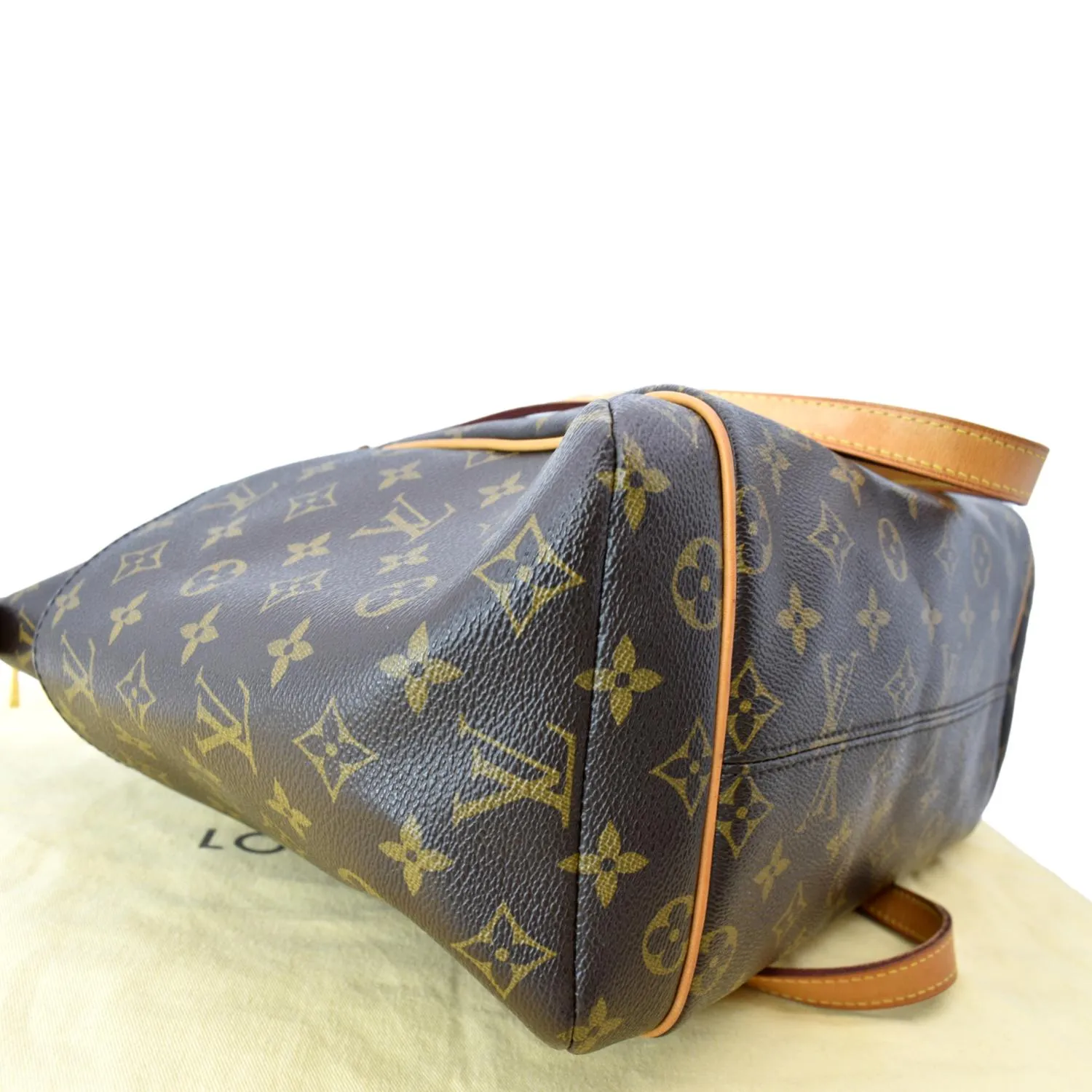 LOUIS VUITTON Totally MM Monogram Canvas Shoulder Bag Brown