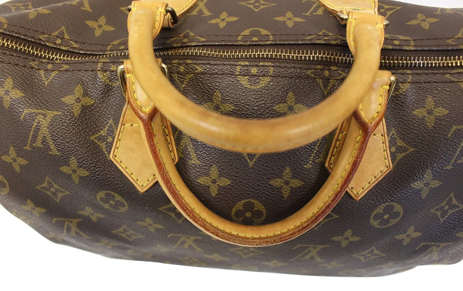 LOUIS VUITTON Used Handbag Monogram Canvas Speedy 35 Satchel