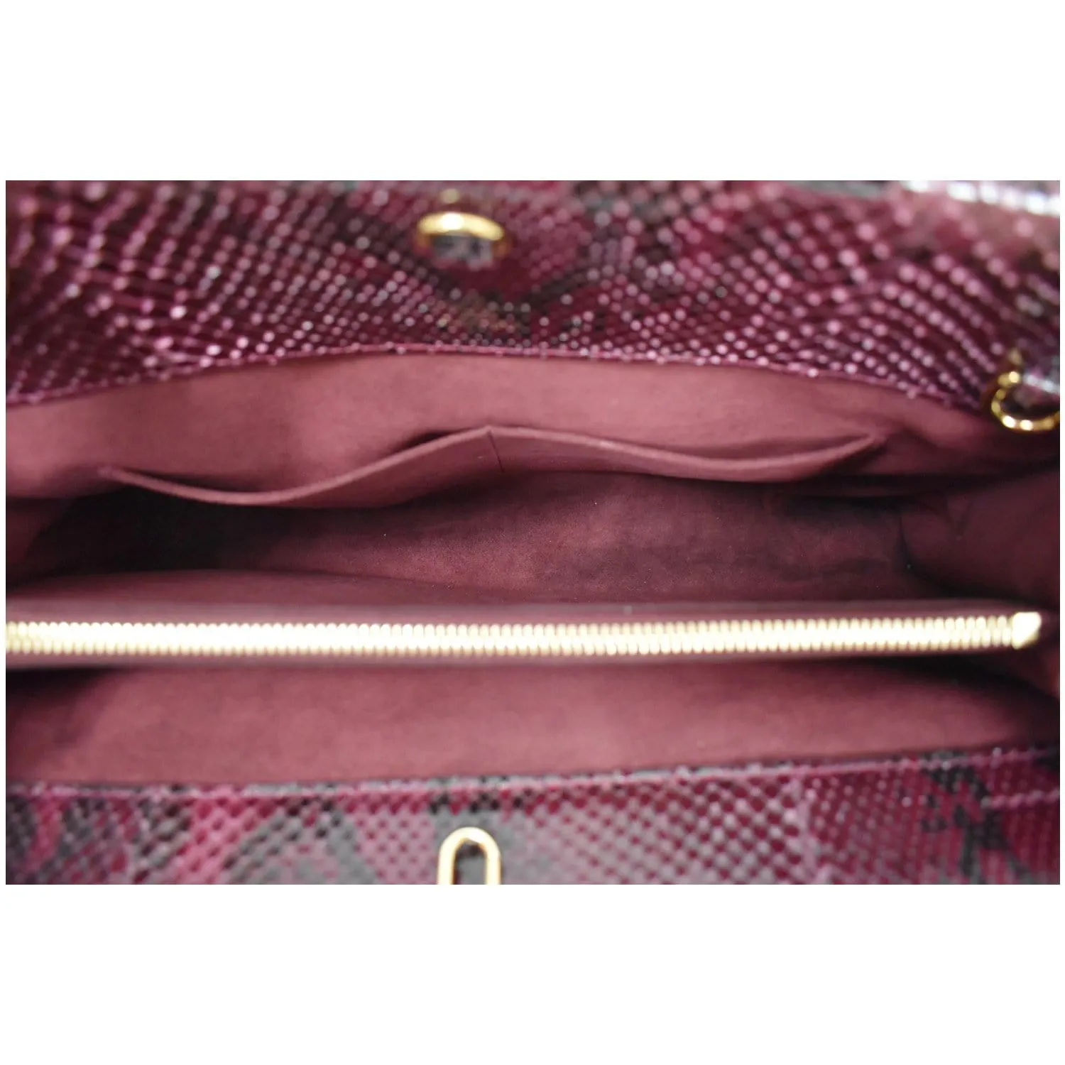 LOUIS VUITTON Venus Monogram Canvas 2way Satchel Bag Brown