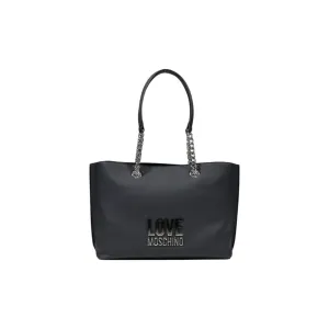 Love Moschino Gray Polyethylene Handbag