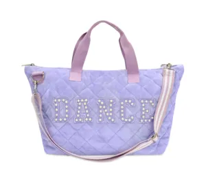 Love to Dance Quilted Overnight Bag