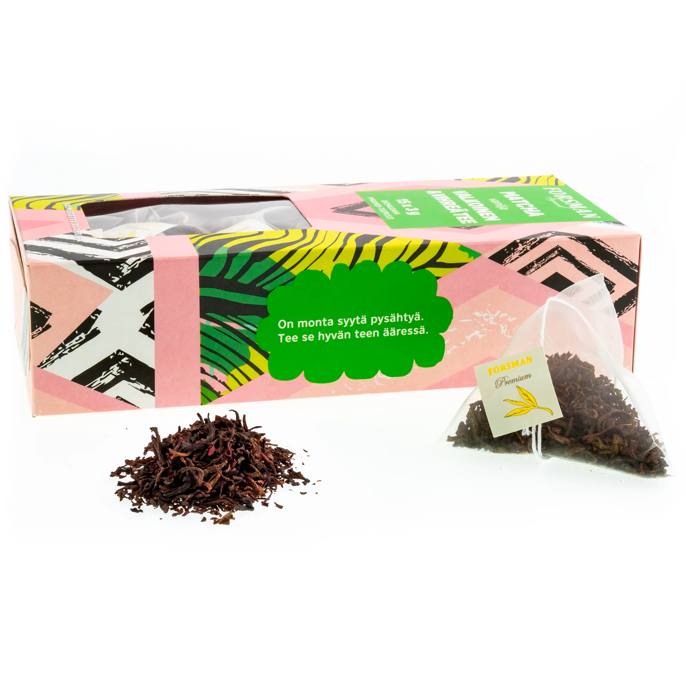 Matcha Vanilla White and Green pyramid tea