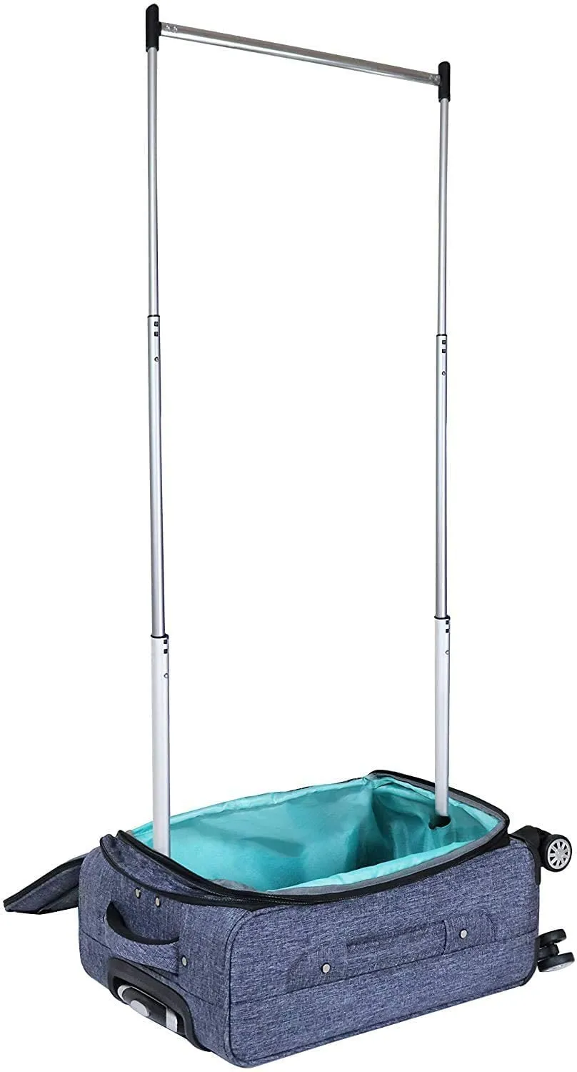 Mavii Costume Rack Carry-On Luggage with Spinner Wheels
