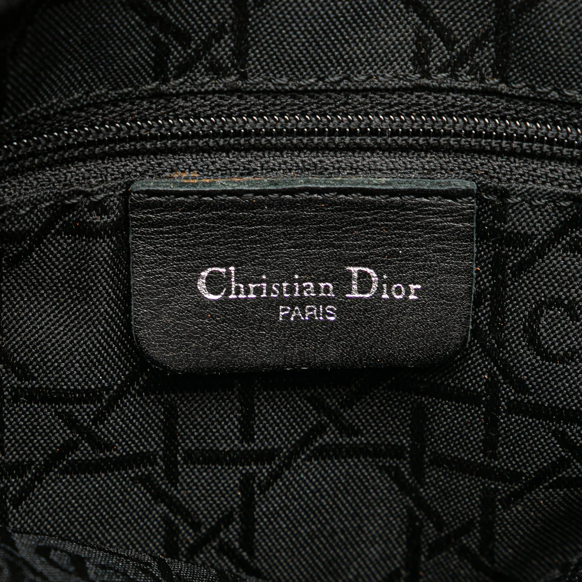 Medium Canvas Cannage Leopard Print Lady Dior