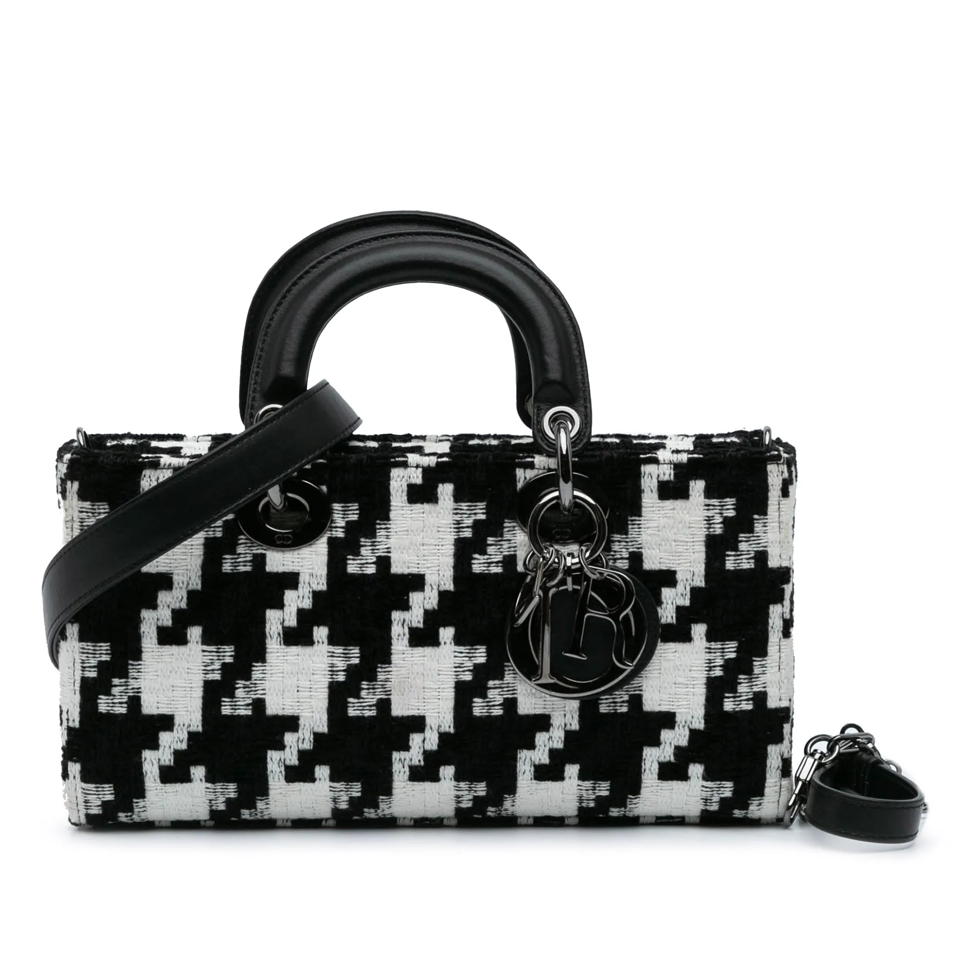 Medium Canvas Macro Houndstooth Lady D Joy