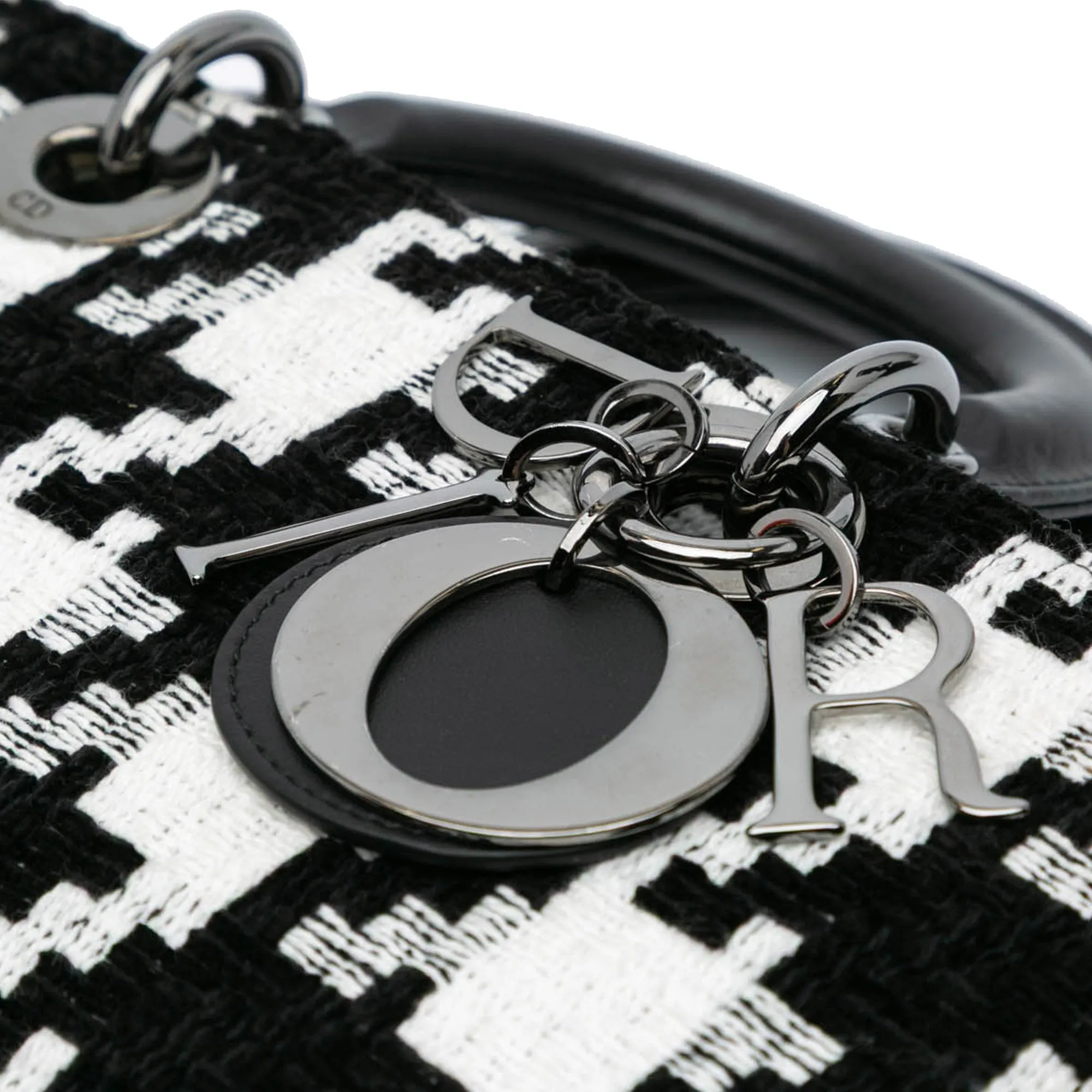 Medium Canvas Macro Houndstooth Lady D Joy
