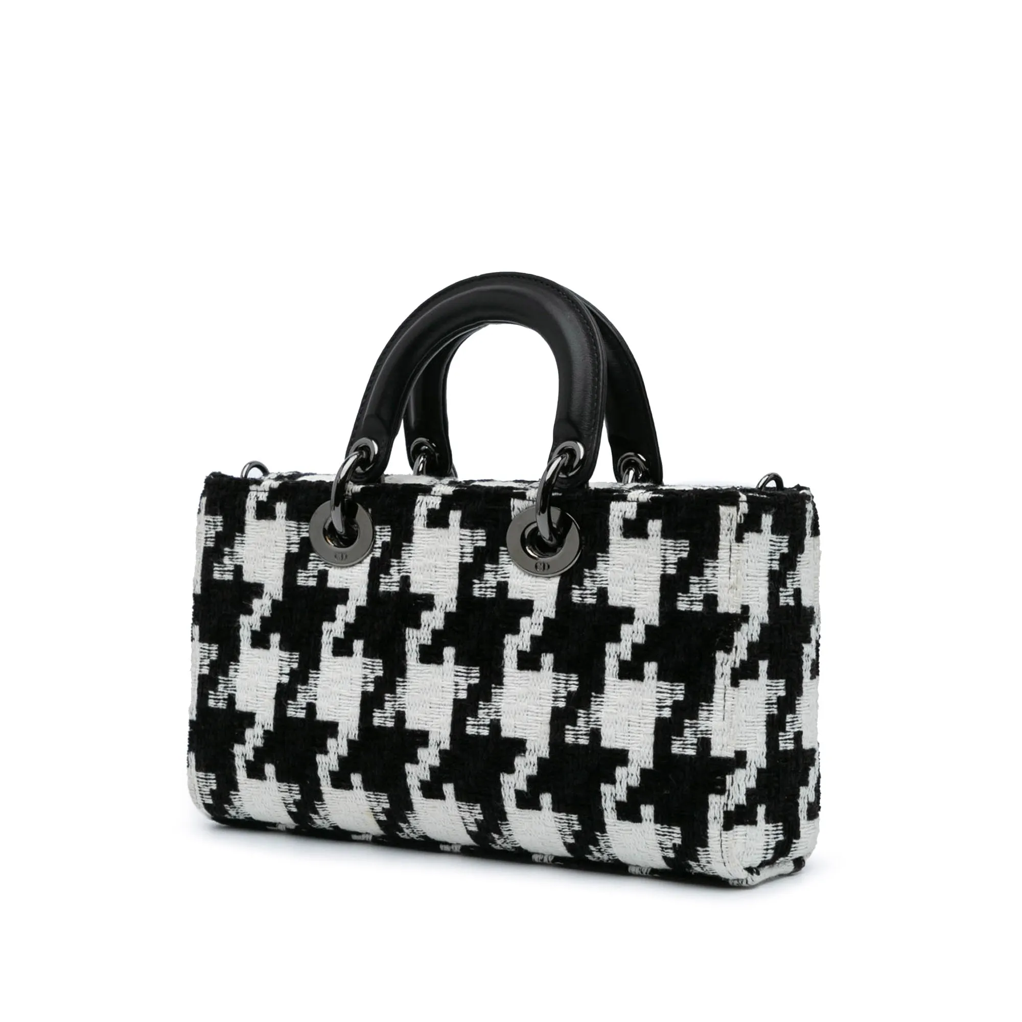 Medium Canvas Macro Houndstooth Lady D Joy