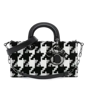 Medium Canvas Macro Houndstooth Lady D Joy
