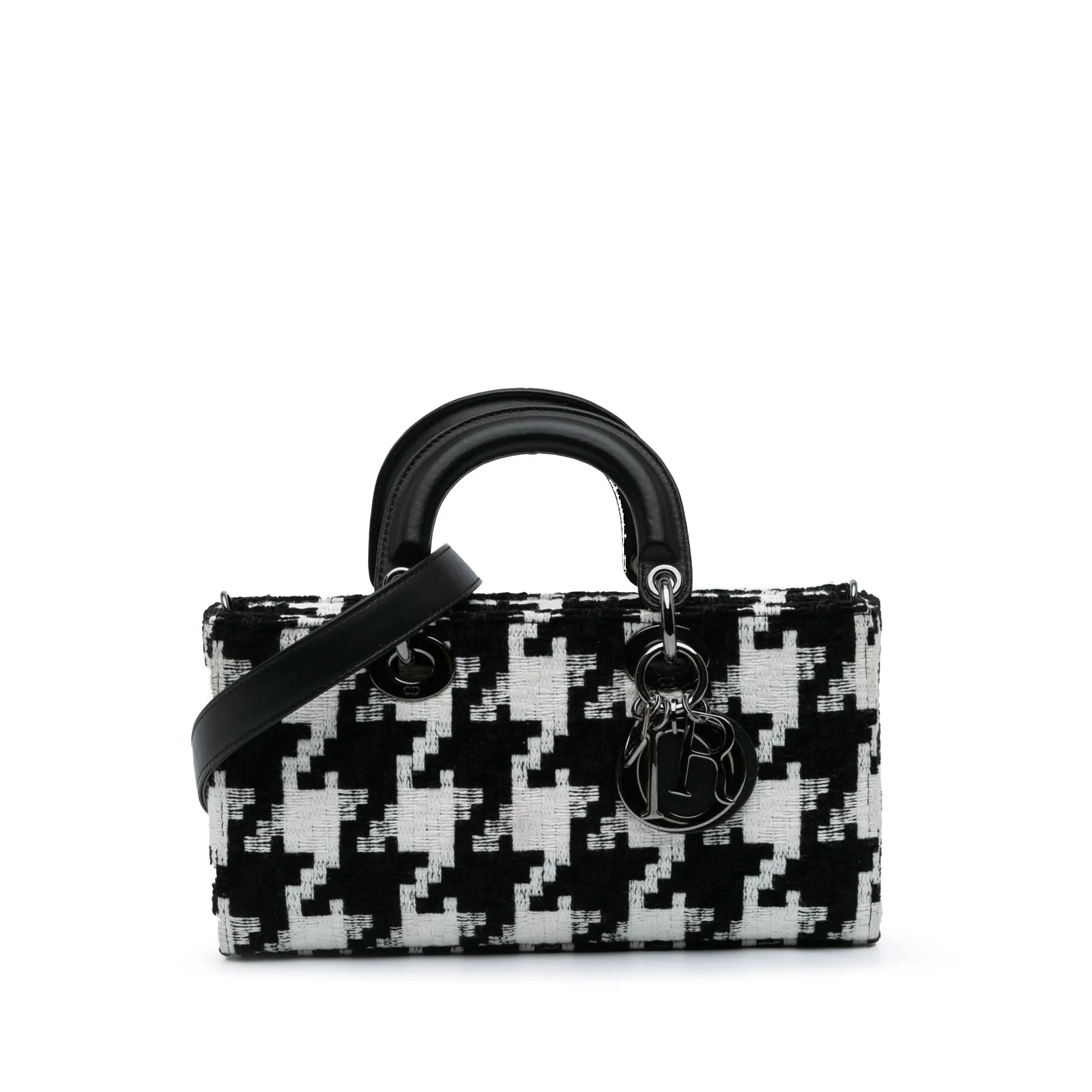 Medium Canvas Macro Houndstooth Lady D Joy