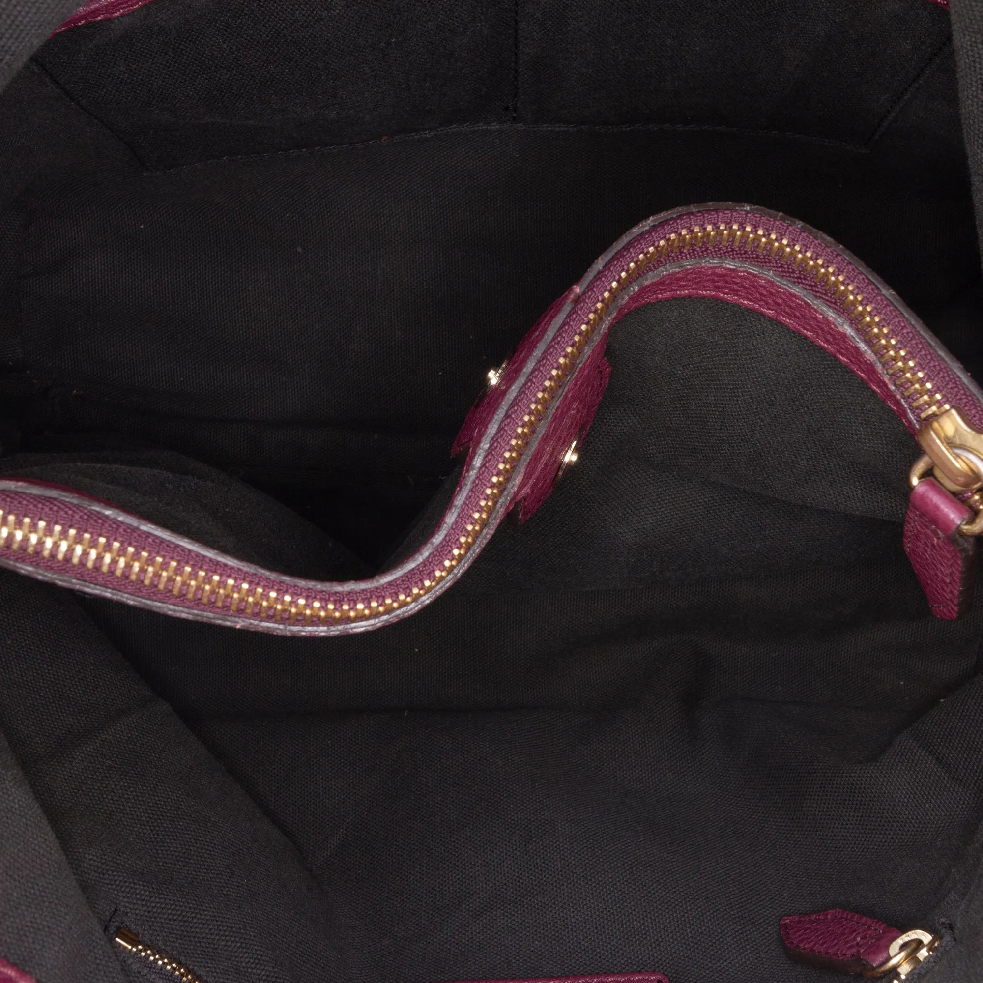 Medium Leather and House Check Banner Satchel